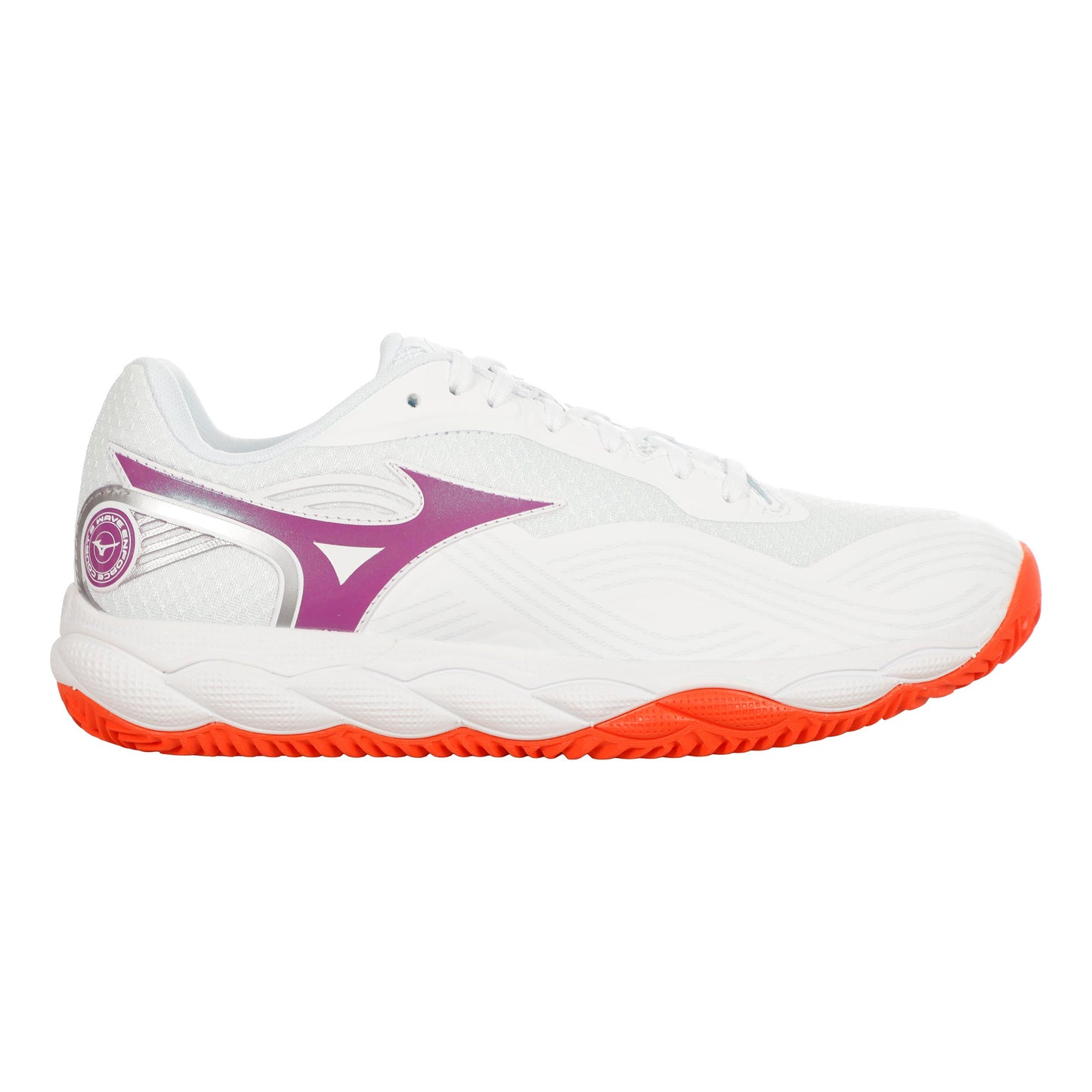 Mizuno Wave Enforce Court 2 Clay court shoe Women - white, lilac