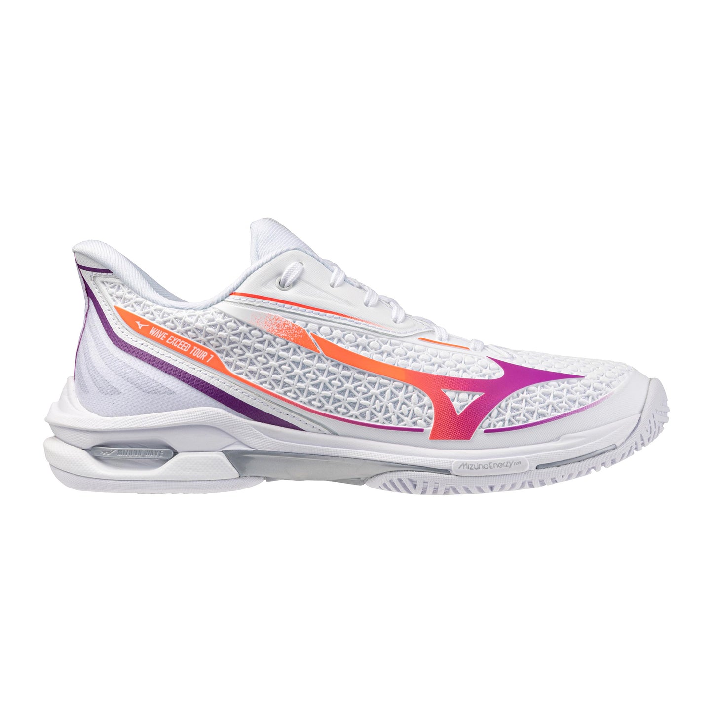 Mizuno Wave Exceed Tour 7 All court shoe Women - white, lilac