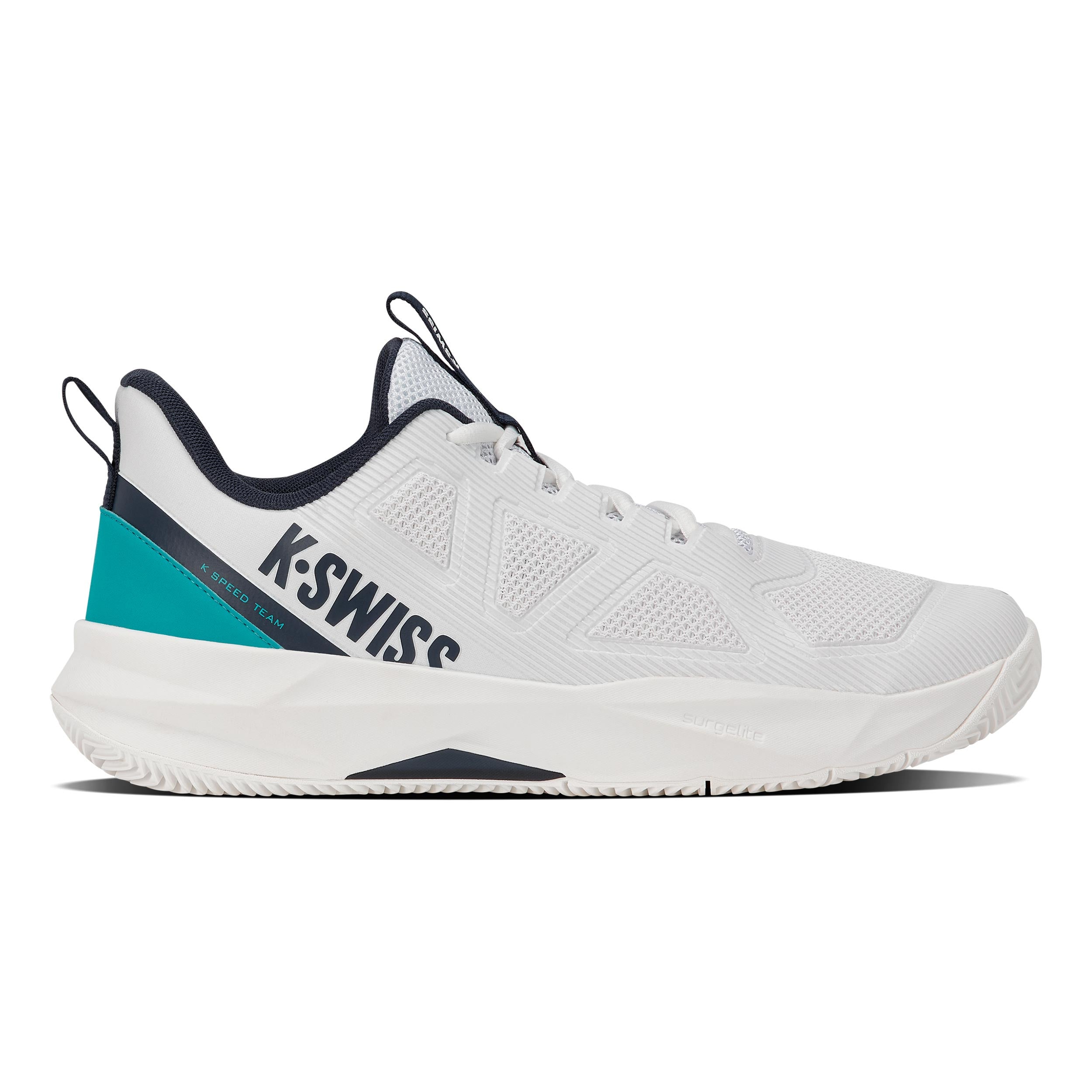 K-Swiss K-Speed Team Clay court shoe Men - white, turquoise