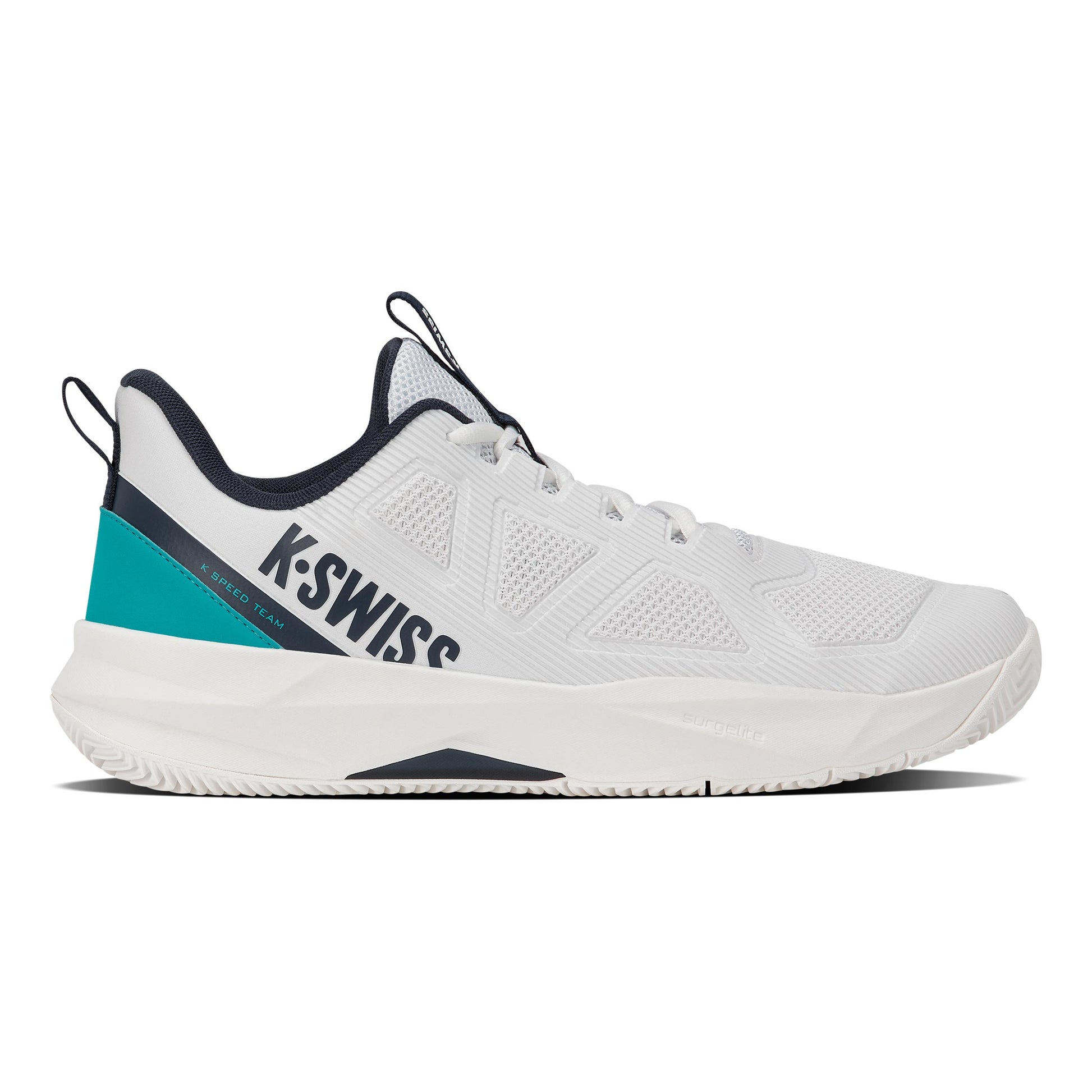 K-Swiss K-Speed Team Clay court shoe Men - white, turquoise