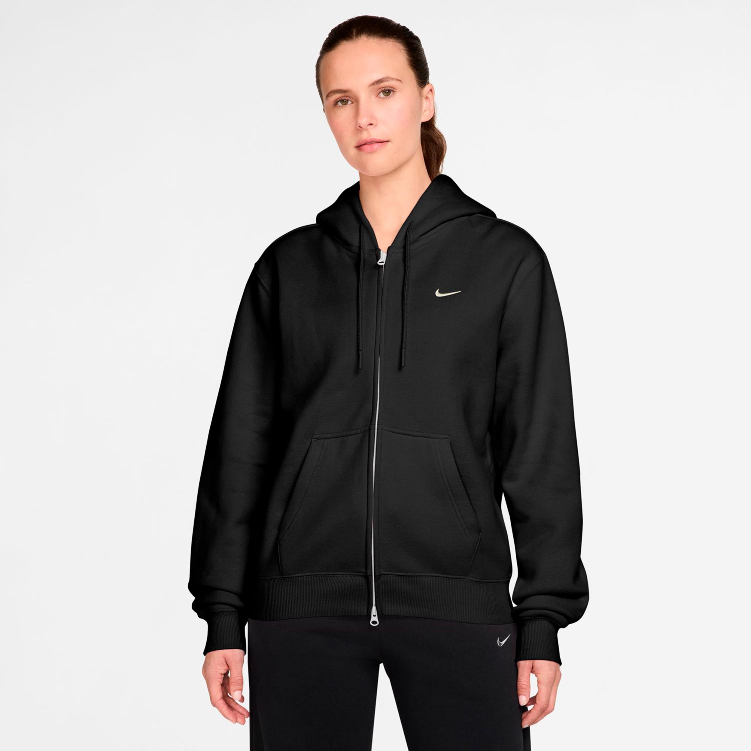 Nike Studio Fleece Zip Hoodie Women - black