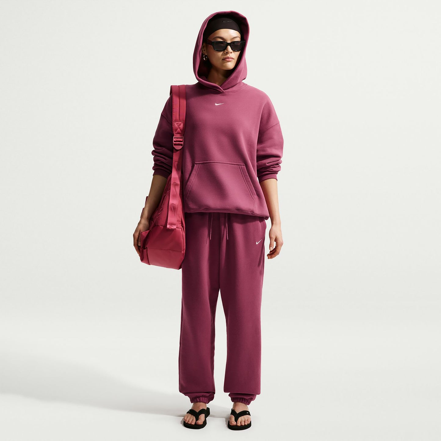 Nike Studio Fleece Training pants Women - mauve