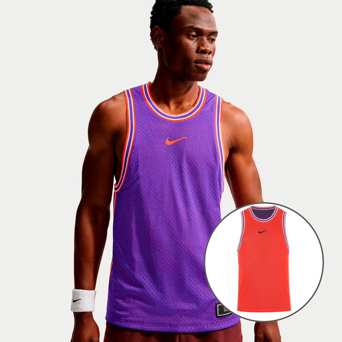 Nike Carlos Alcaraz Reversible Court Slam Tank Top Men - lilac, orange