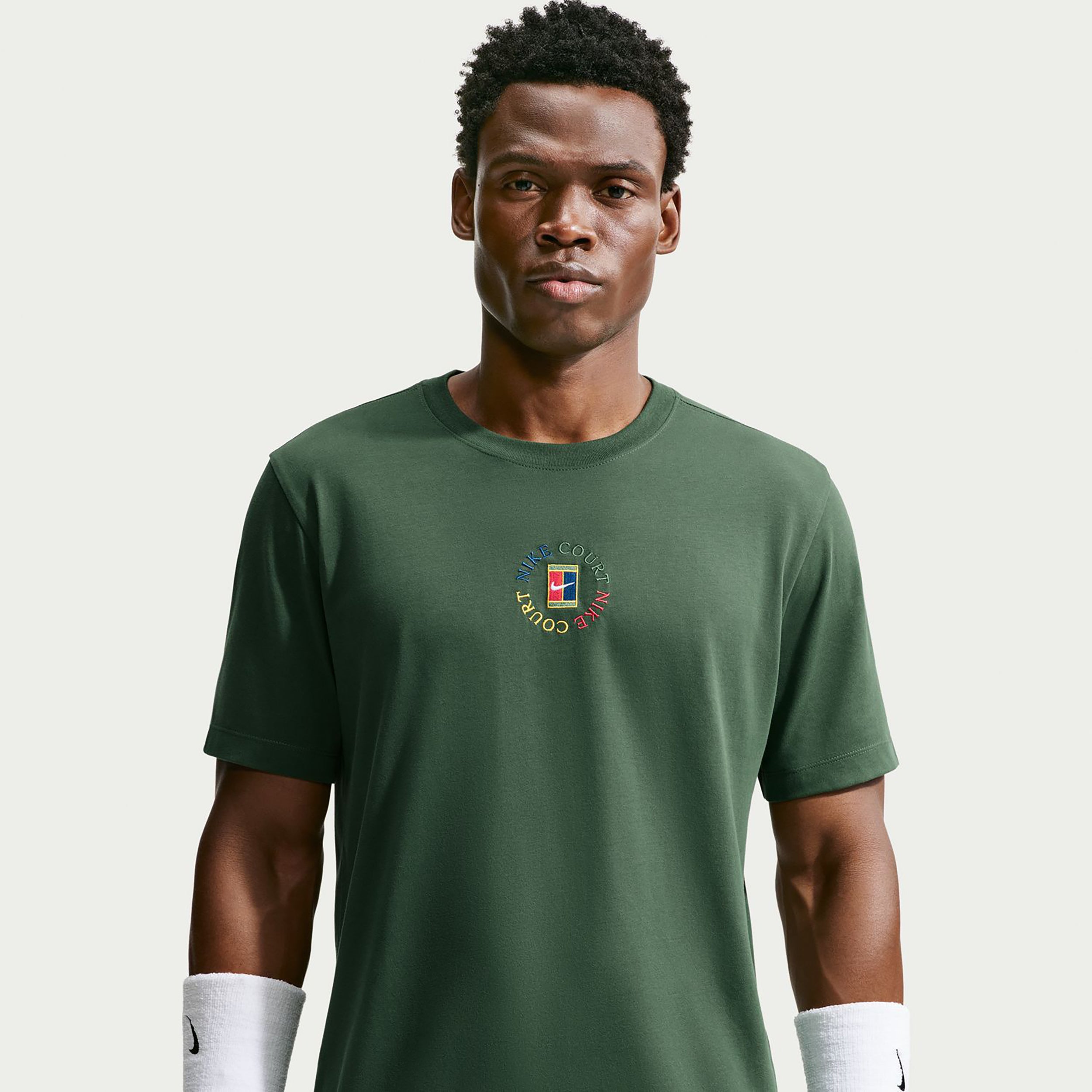 Nike Court T-Shirt Men - dark green