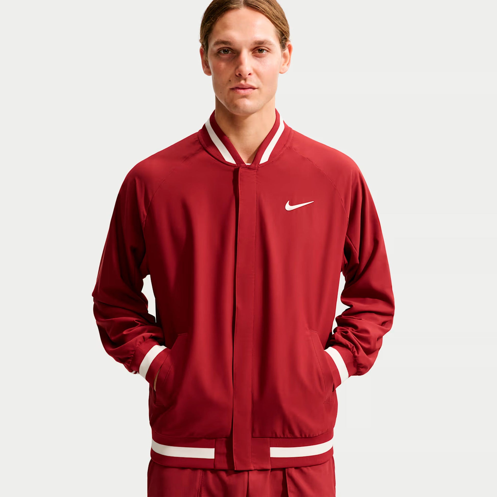 Nike Jannik Sinner Court Slam Training jacket Men - red, cream