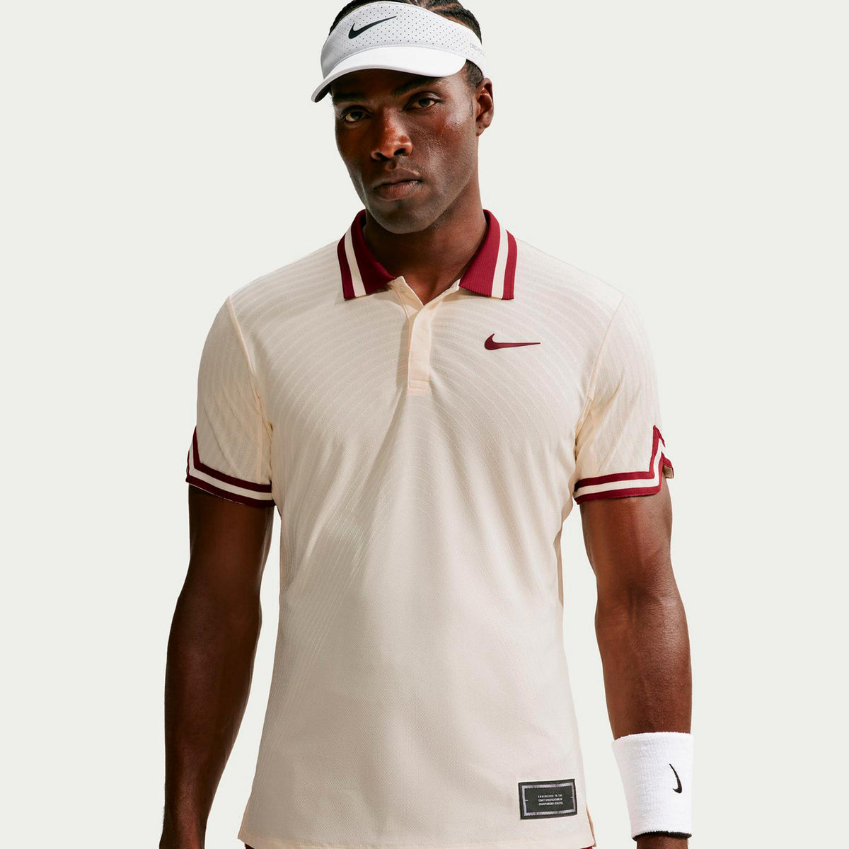 Nike Jannik Sinner Court Slam Polo Men - cream, wine red