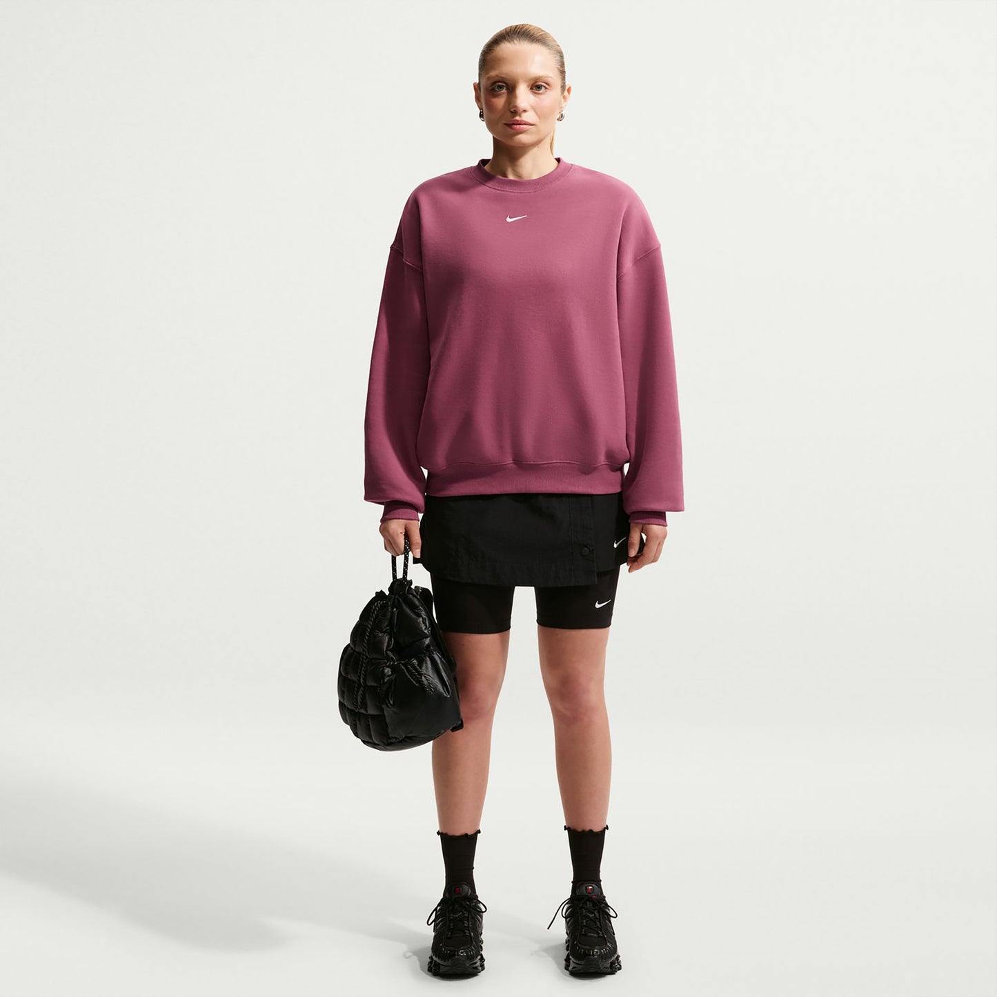 Nike Studio Fleece Sweatshirt Women - mauve