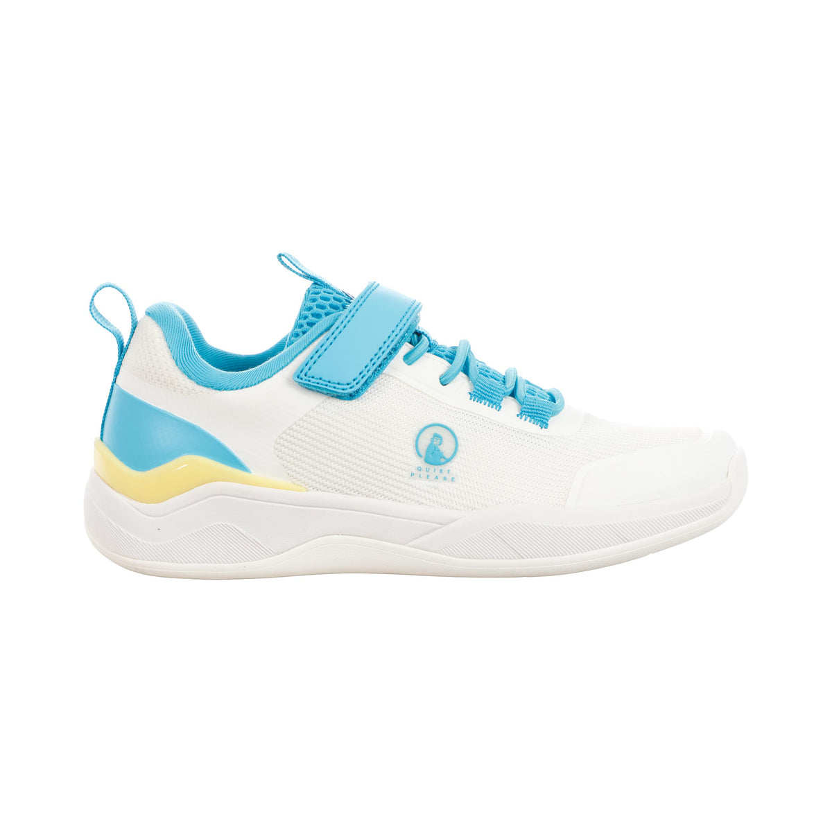 Quiet Please Carpet Champ Carpet shoe Kids - white, turquoise