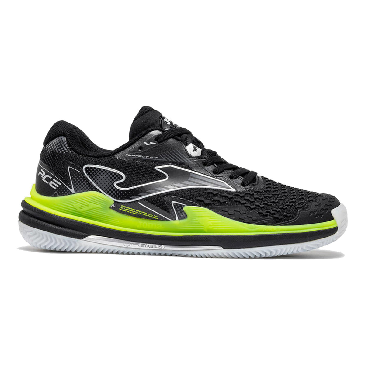 Joma Ace Clay court shoe Men - black, lime