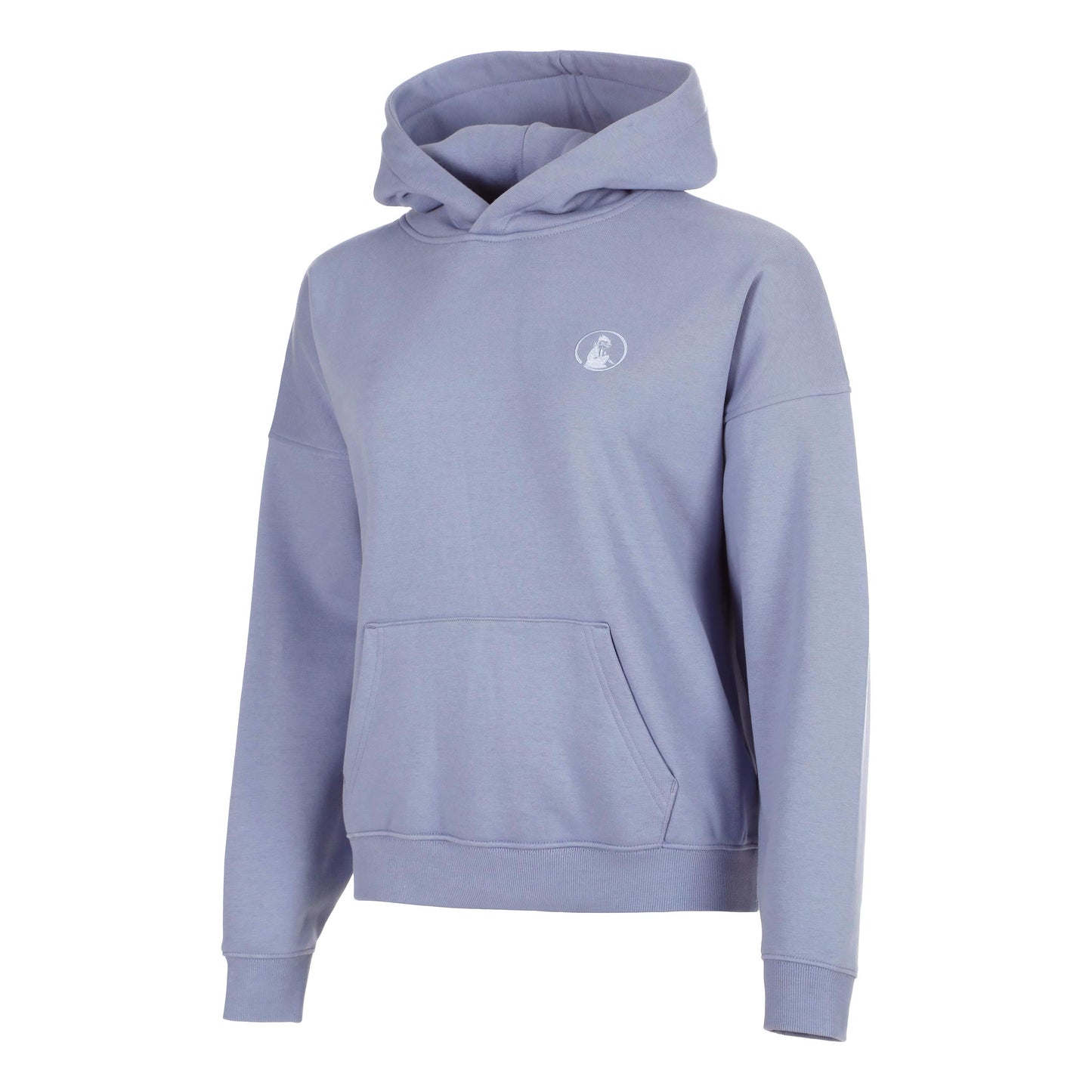 Quiet Please Confidence Oversize Hoody Women - blue