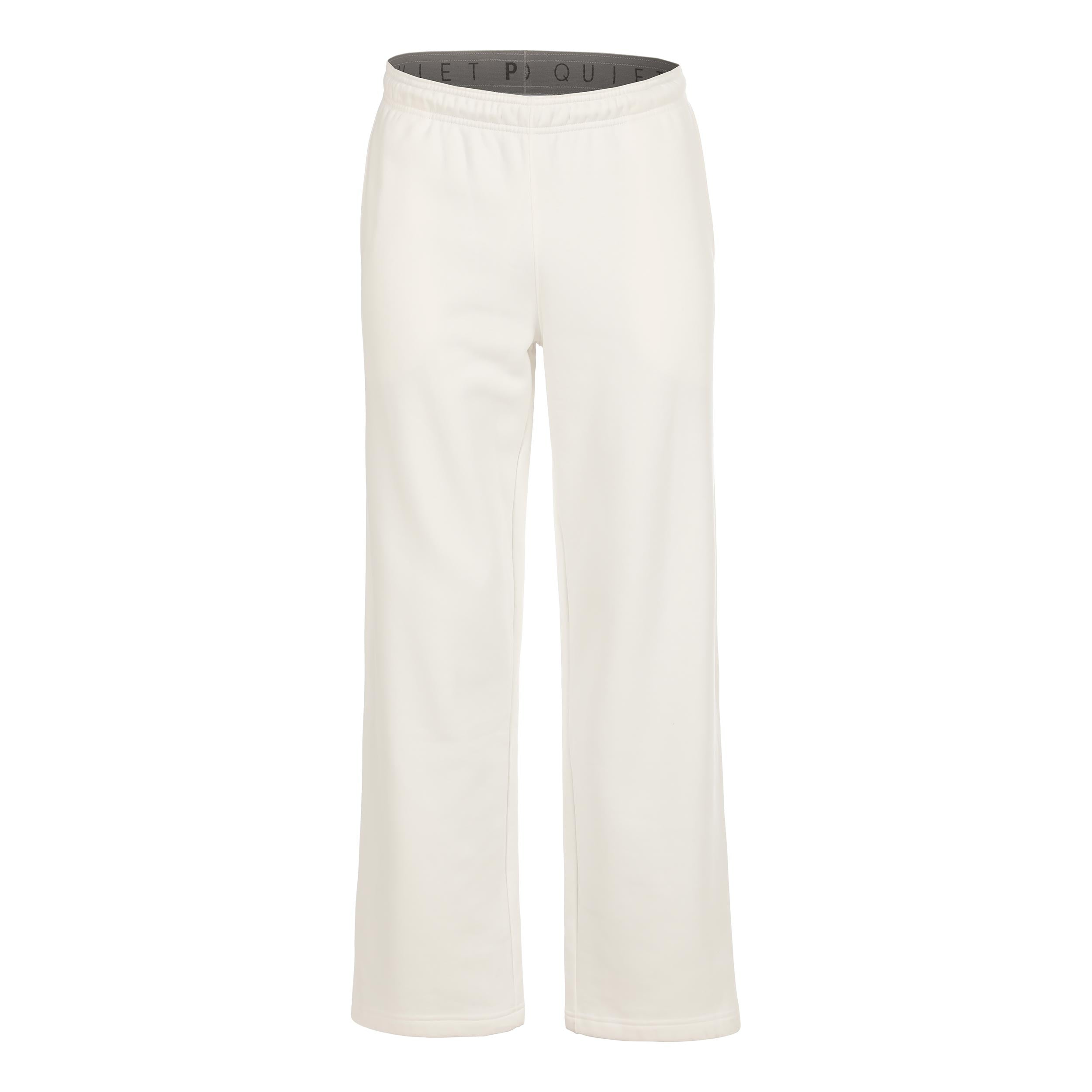 Quiet Please Straight Leg Training pants Unisex - cream