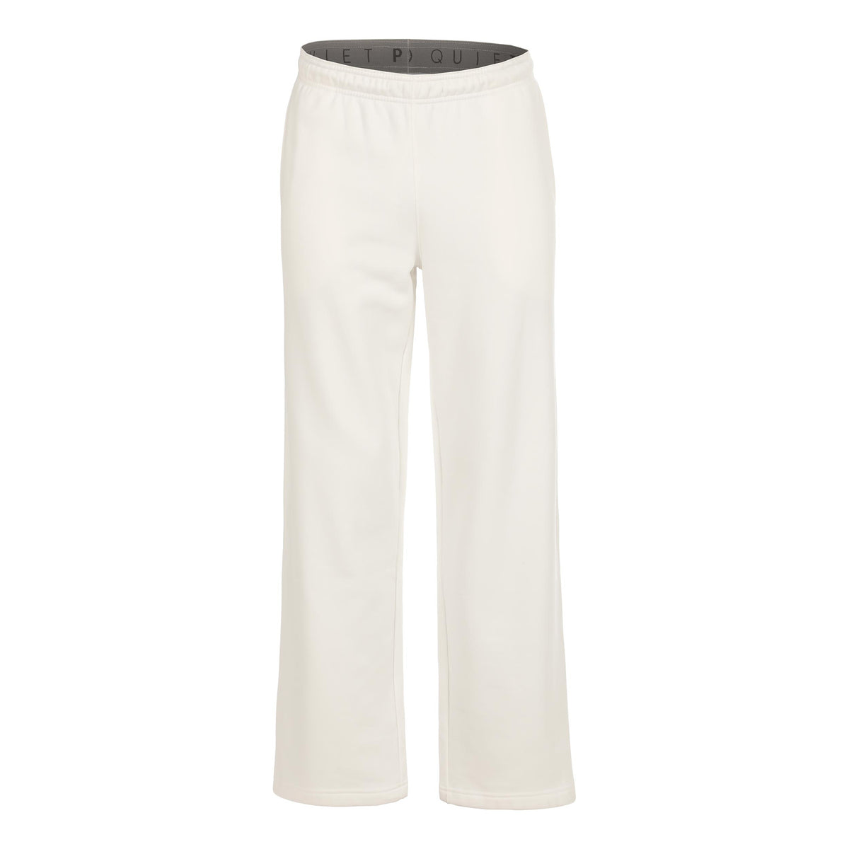 Quiet Please Straight Leg Training pants Unisex - cream