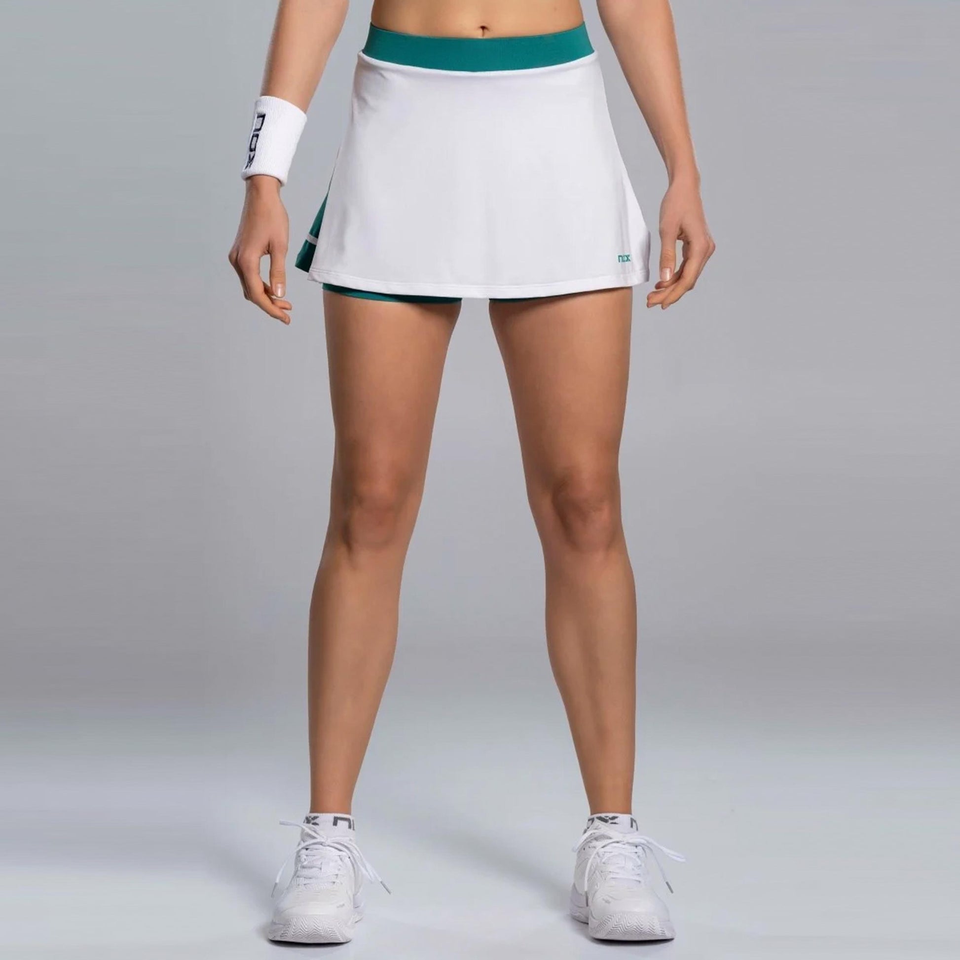 NOX Pro Skirt Women - white, teal