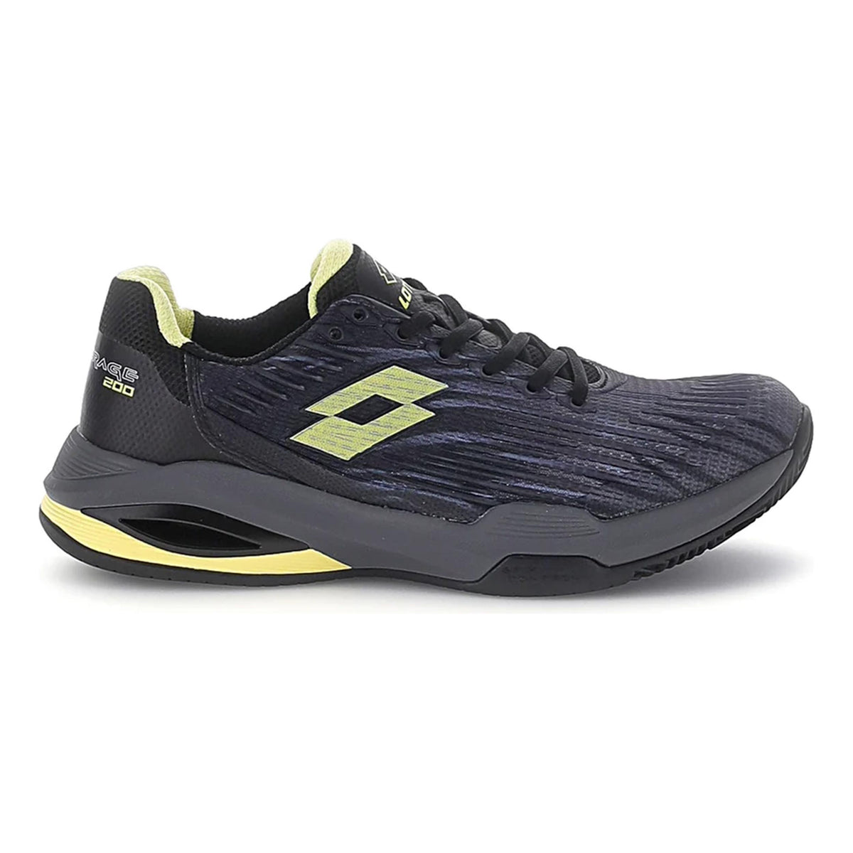Lotto Mirage 200 III PRT Clay court shoe Men - black, yellow
