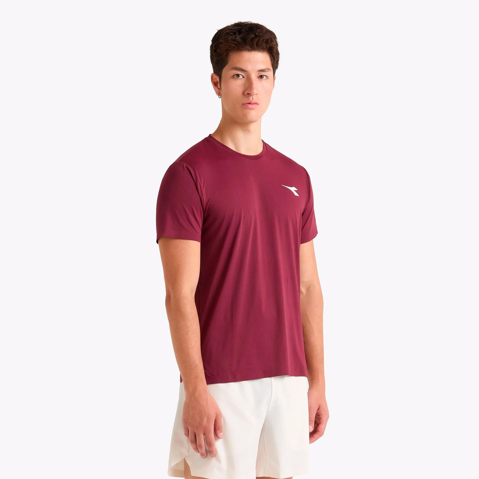 Diadora Icon T-Shirt Men - wine red