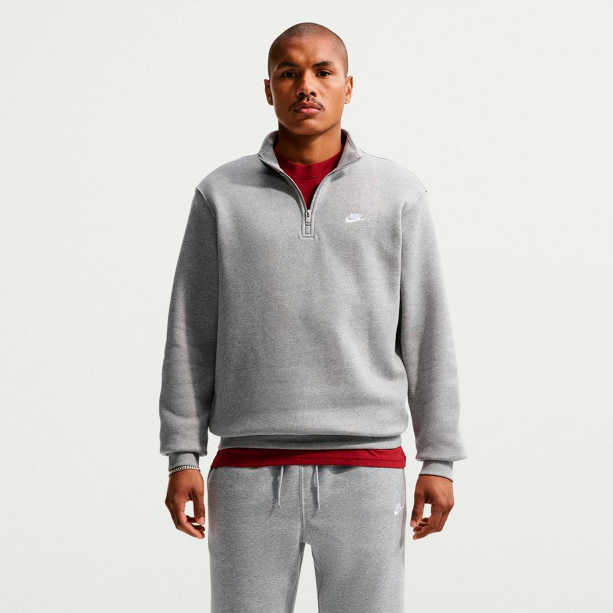 Nike 1/2-Zip Fleece Sweatshirt Men - grey