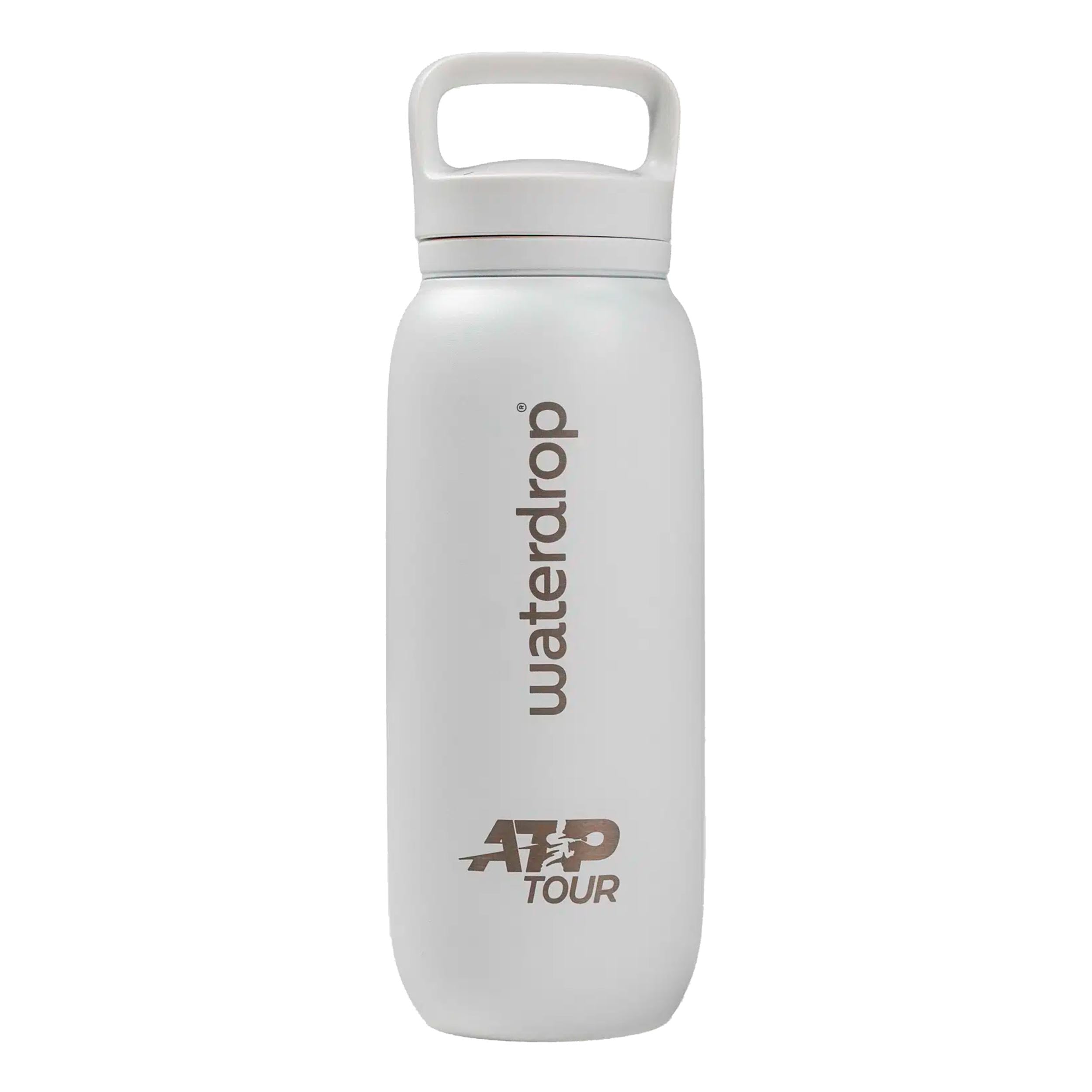 Dunlop Waterdrop Thermo Bottle 600ml Water bottle - white, silver