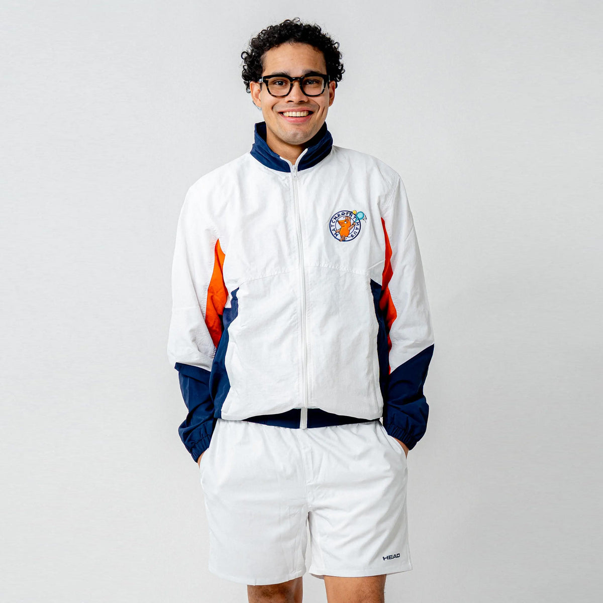 Lobster & Lemonade Maus Tennis – '92 Stadium Training jacket Unisex - white, multicoloured