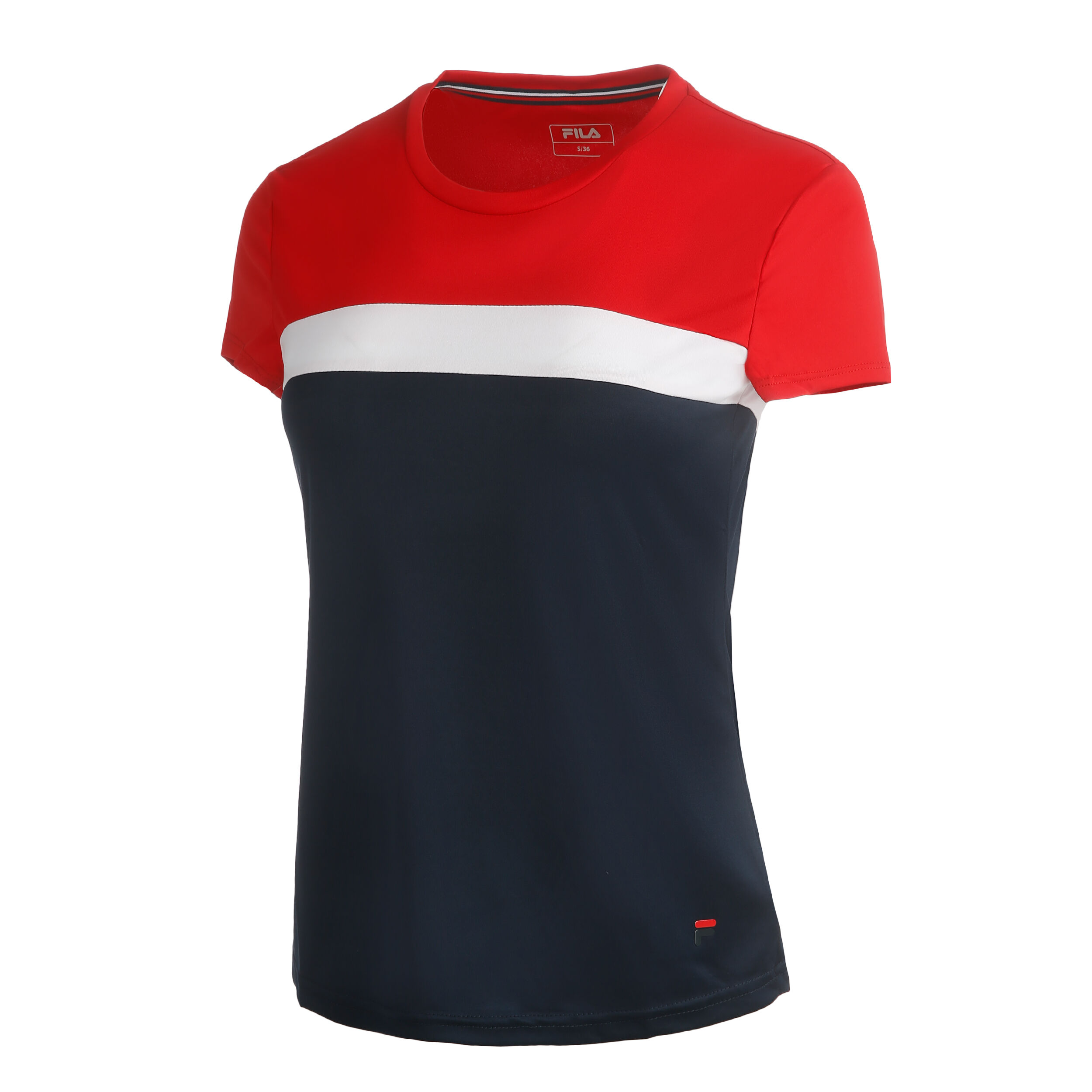 Red fila t shirt women's outlet