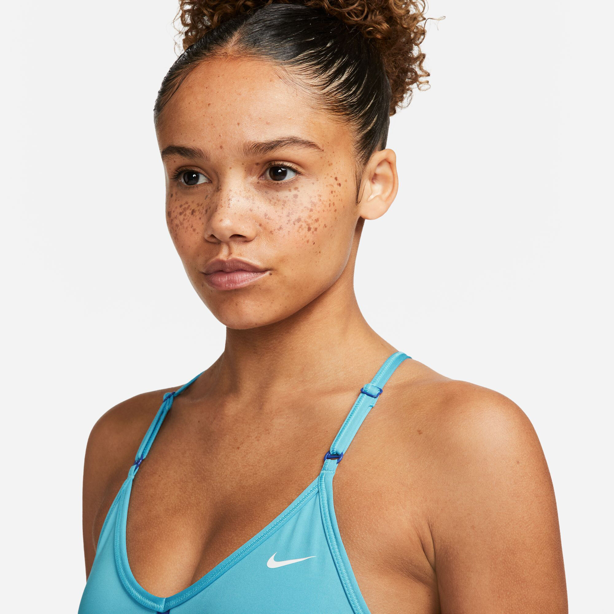 Nike indy sports bra blue store