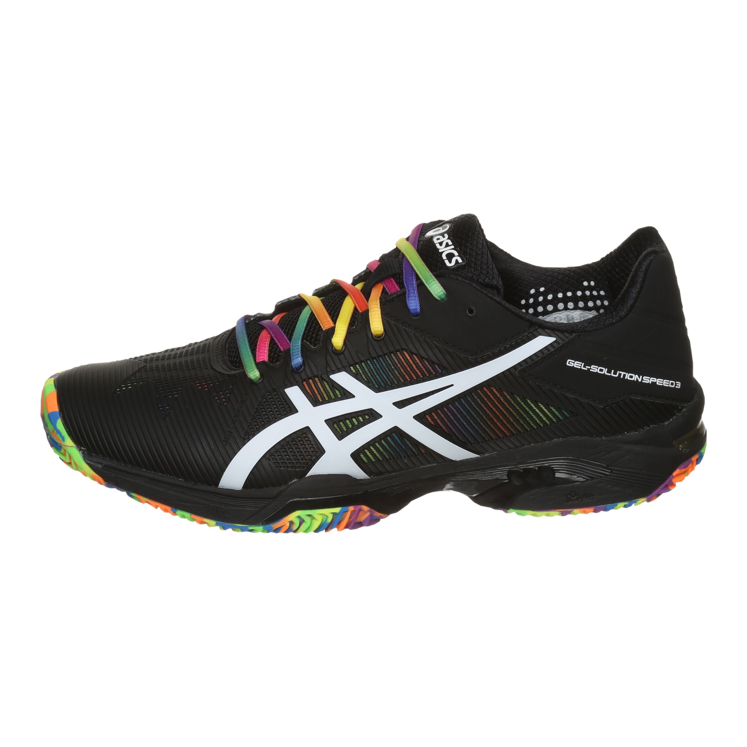 Gel Solution Speed 3 Clay Court Shoe Special Edition Men Black White