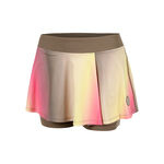 BIDI BADU Clothing BIDI BADU Spectrum Printed Wavy Skirt Women-Brown,Yellow