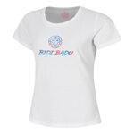 BIDI BADU Clothing BIDI BADU Logo Chill T-Shirt Women-white