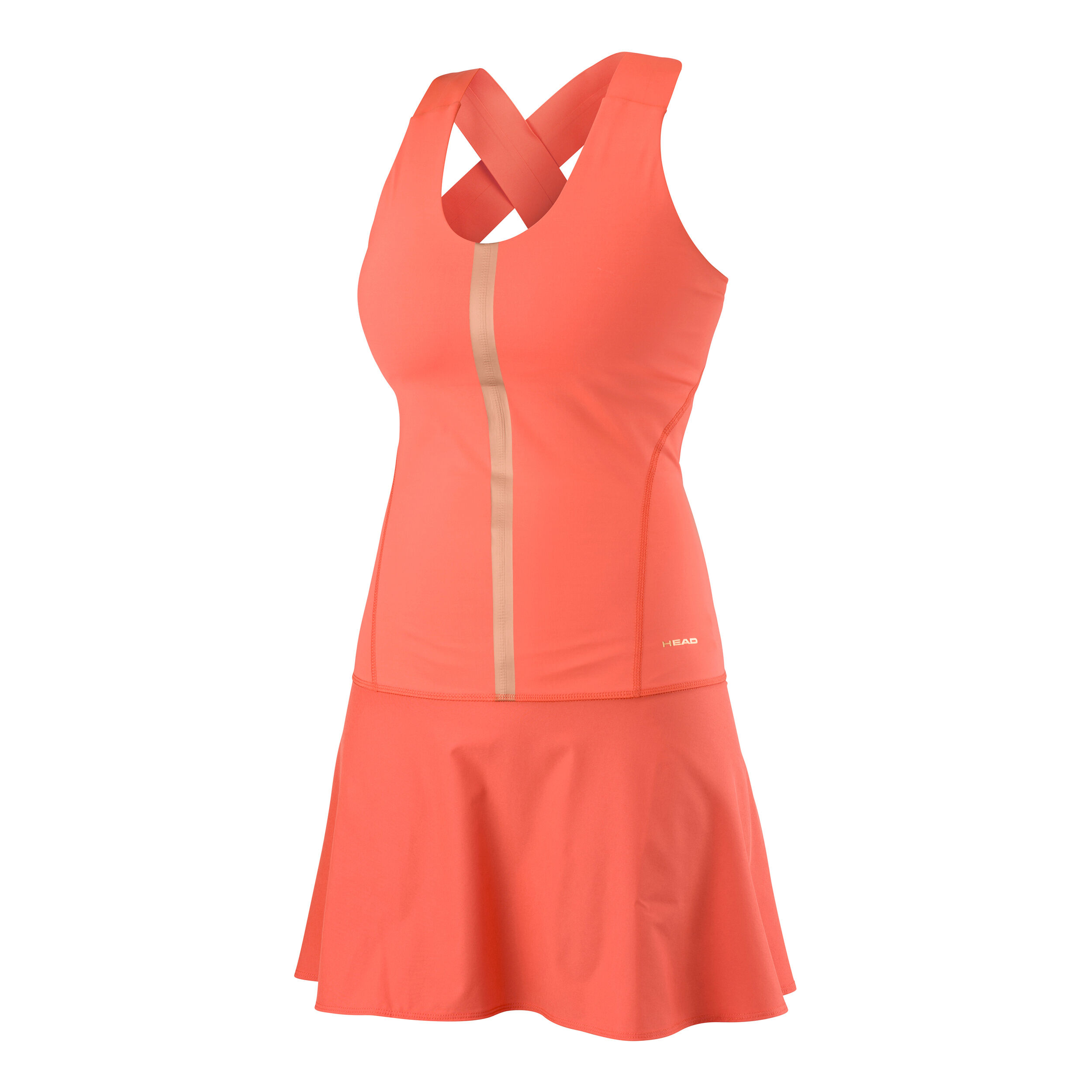 Performance Dress Women Orange Gold