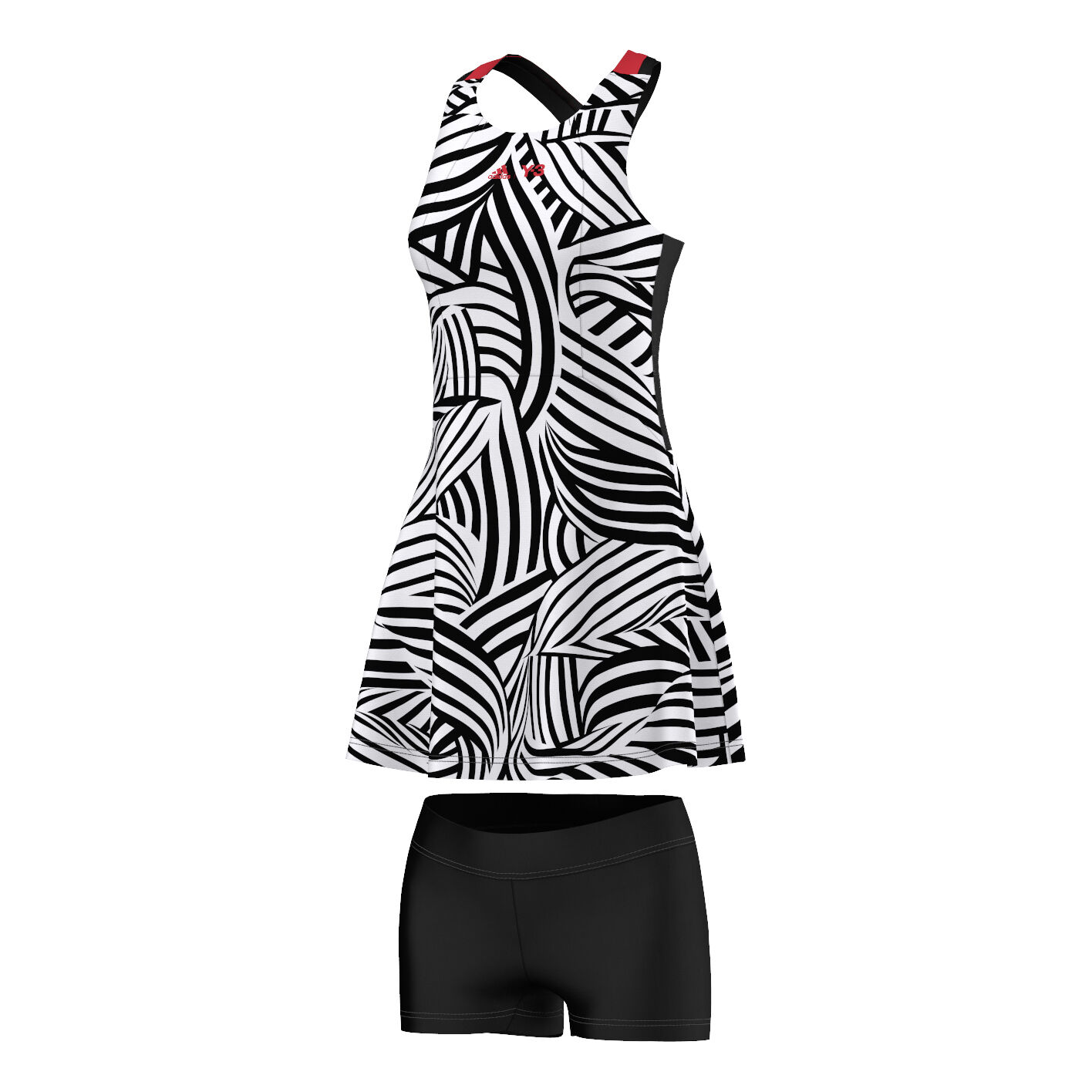 Buy adidas Ana Ivanovic Roland Garros Y 3 Dress Women White Black online Padel Point COM