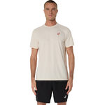 ASICS Clothing ASICS Court Graphic T-Shirt Men - beige, 