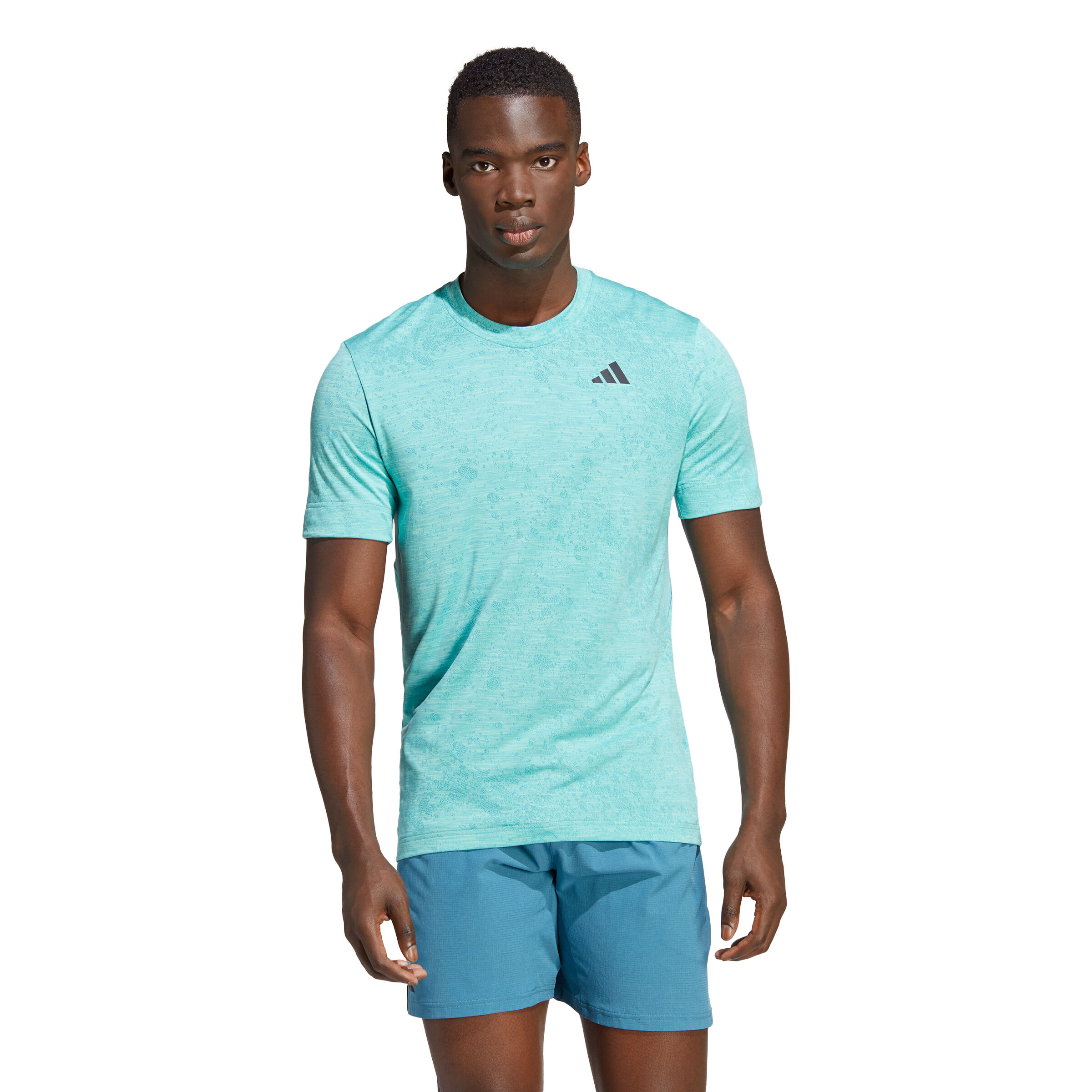 Buy adidas FreeLift T Shirt Men Turquoise online Padel Point COM