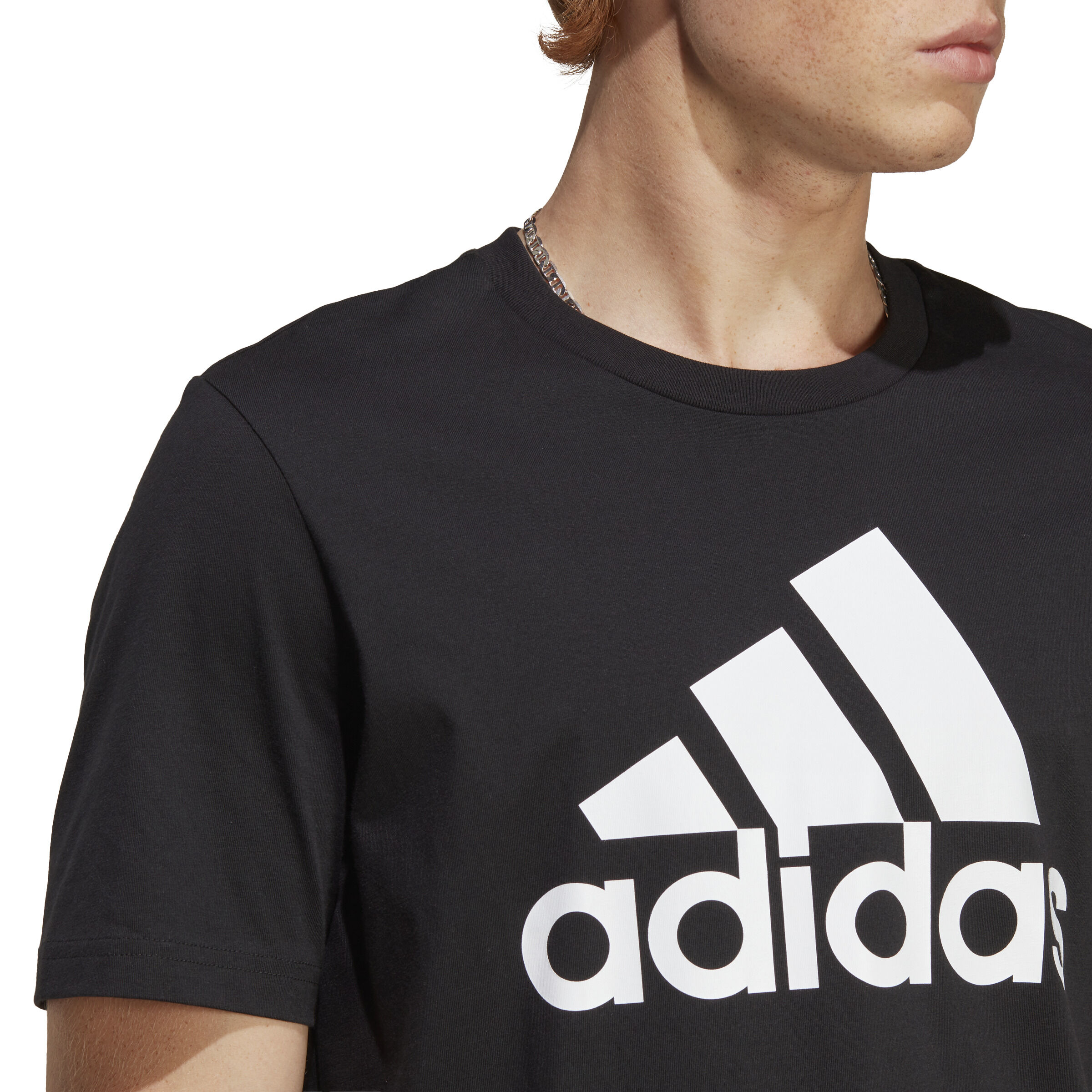 Adidas big logo t shirt hot sale