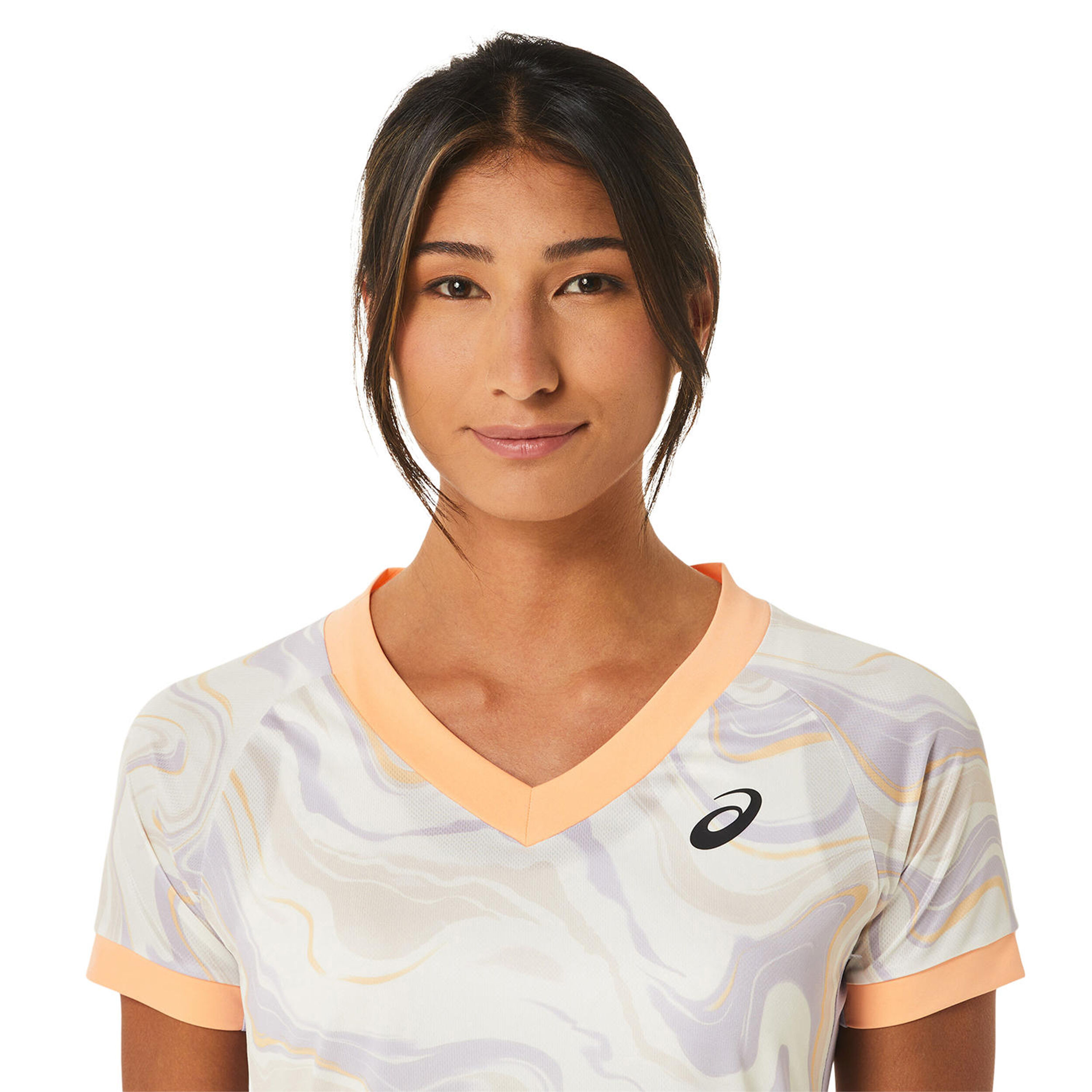 ASICS Match GPX T-Shirt Women Violet, Multicoloured | Tennis