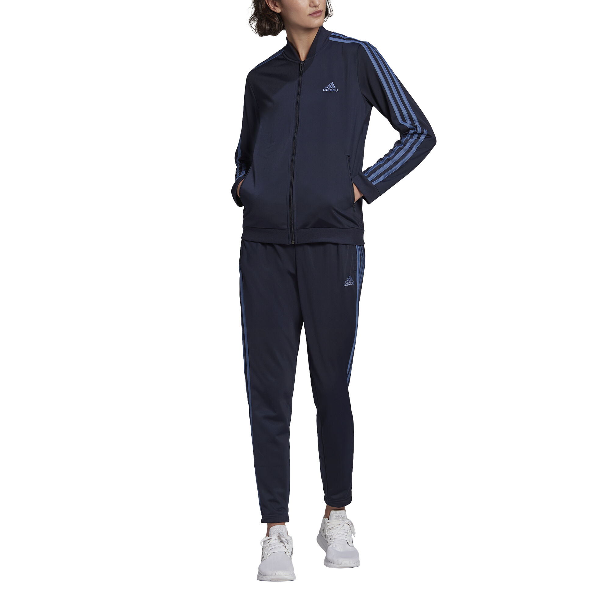 Womens adidas sale navy tracksuit