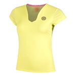 BIDI BADU Clothing BIDI BADU Spectrum V-Neck T-Shirt Women-Yellow