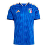 adidas Clothing adidas Italy Home Jersey 26 Men &ndash; Blue