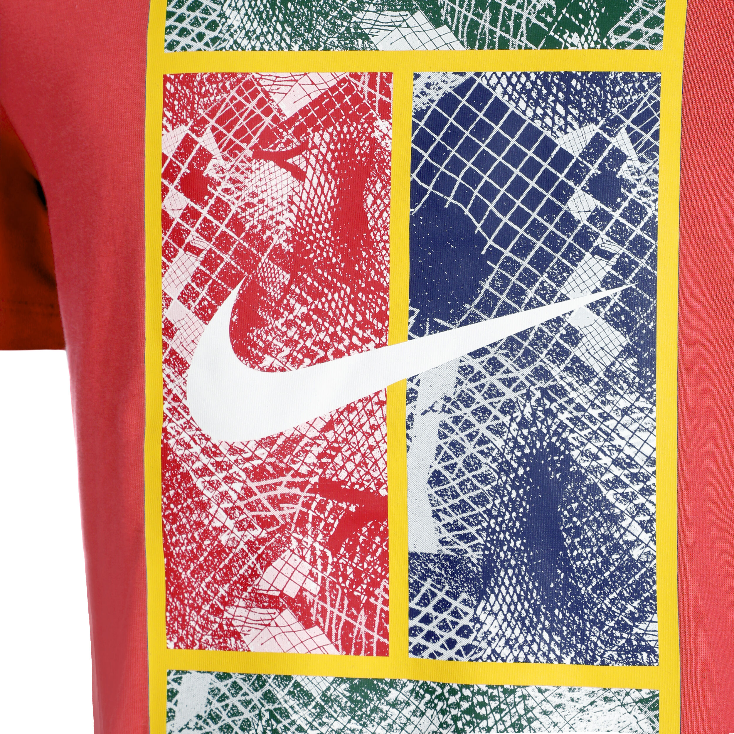 Court Heritage T Shirt Men Red Multicoloured