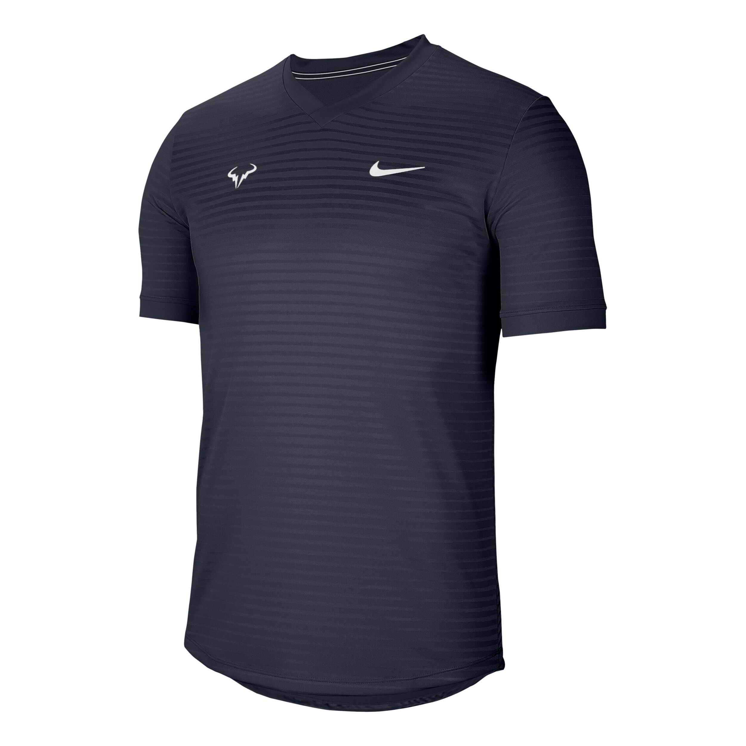 Rafael Nadal Challenger T Shirt Men Dark Blue White