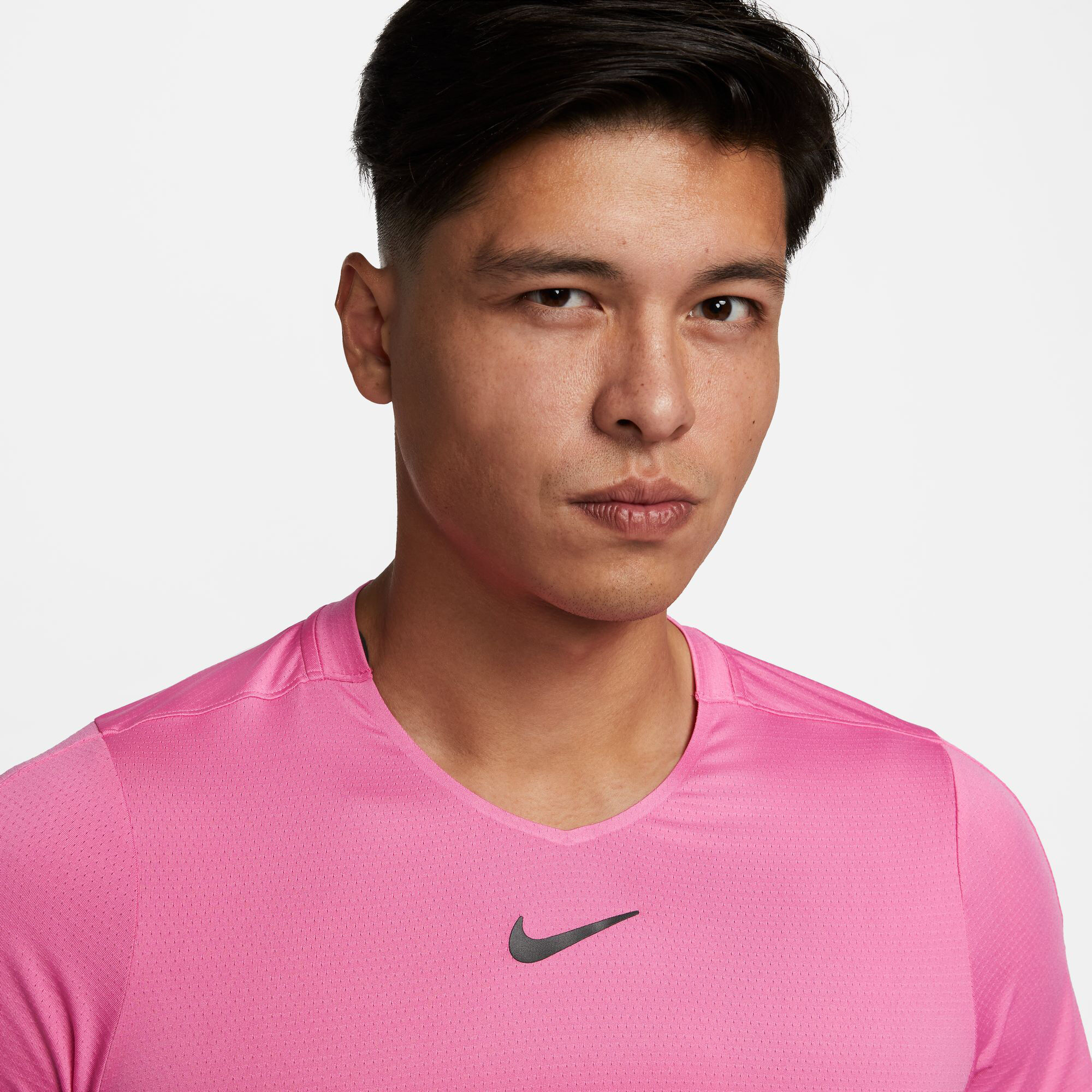 Mens pink dri fit hot sale shirt