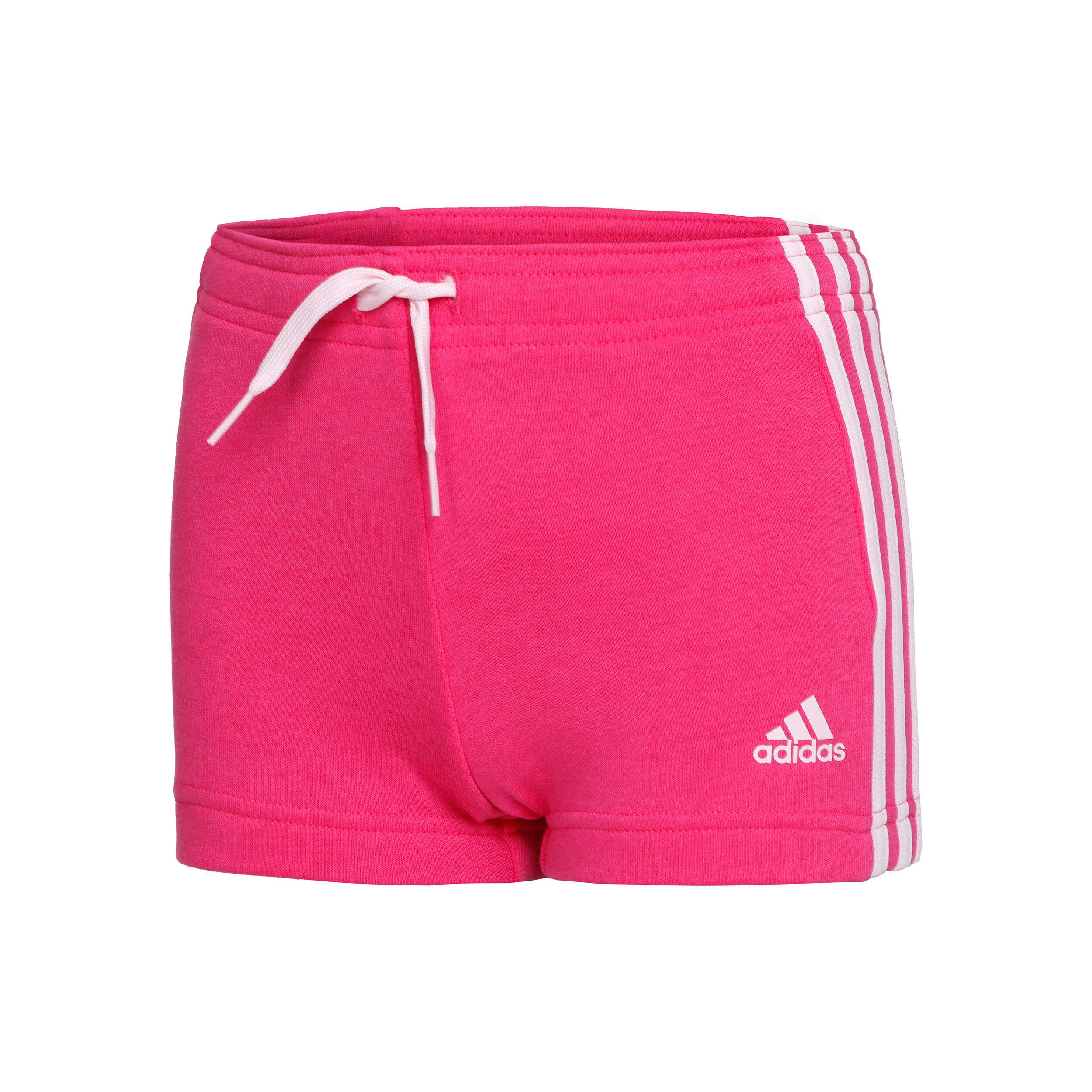 Girls pink adidas deals shorts