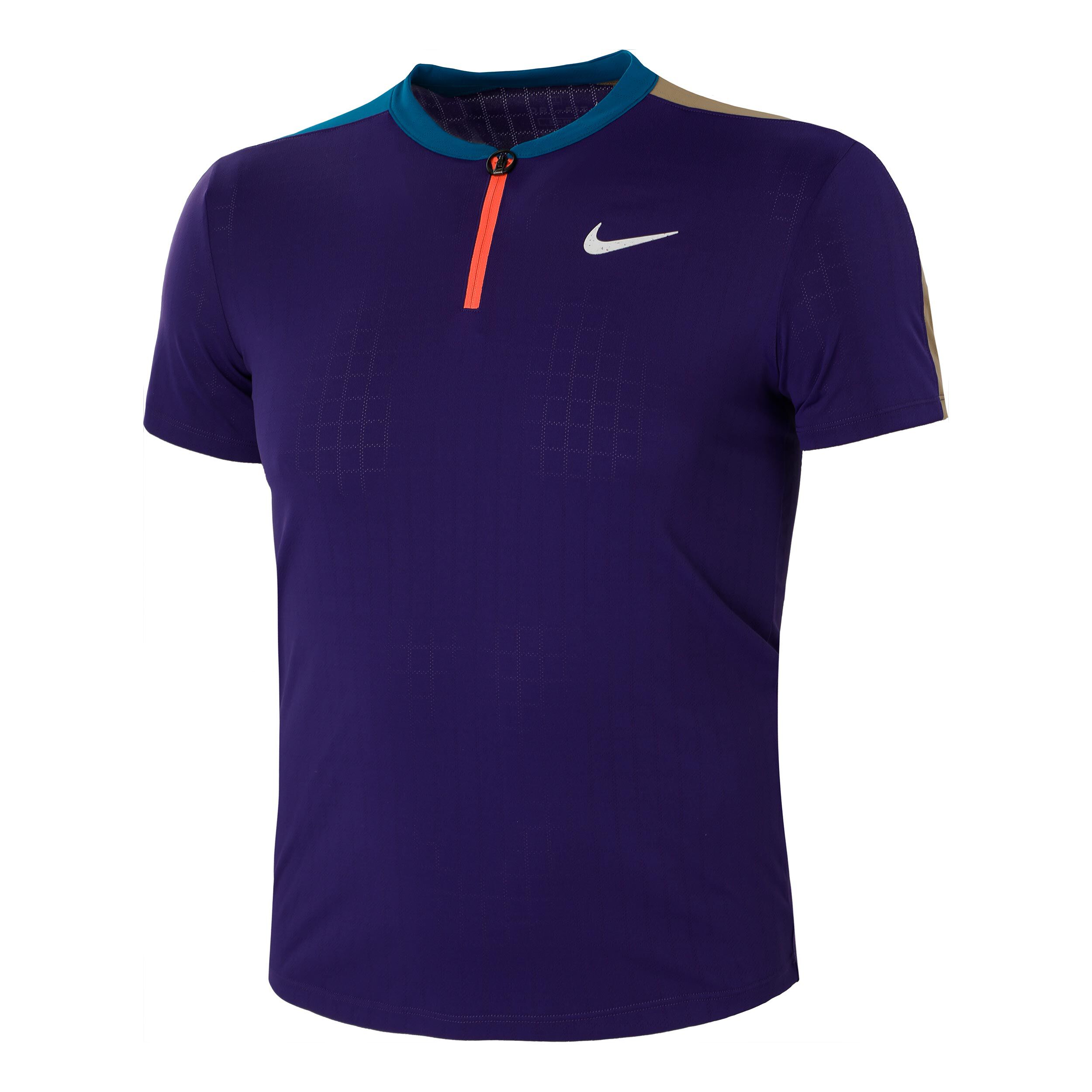 Buy Nike Court Breathe Slam MB Polo Men Violet Multicoloured