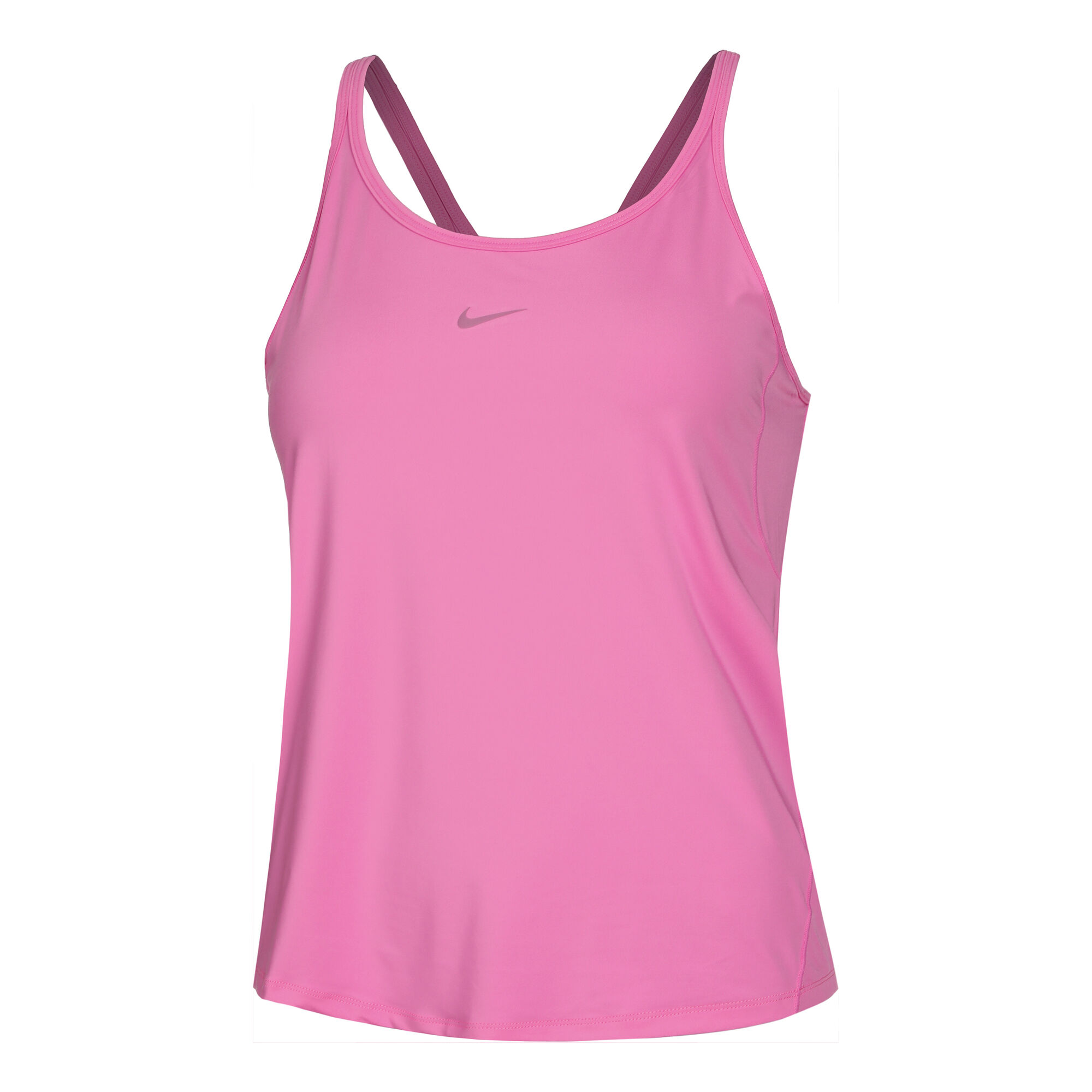 Nike Women's One Dri Fit Logo Racerback Tank Top Pink Size Small
