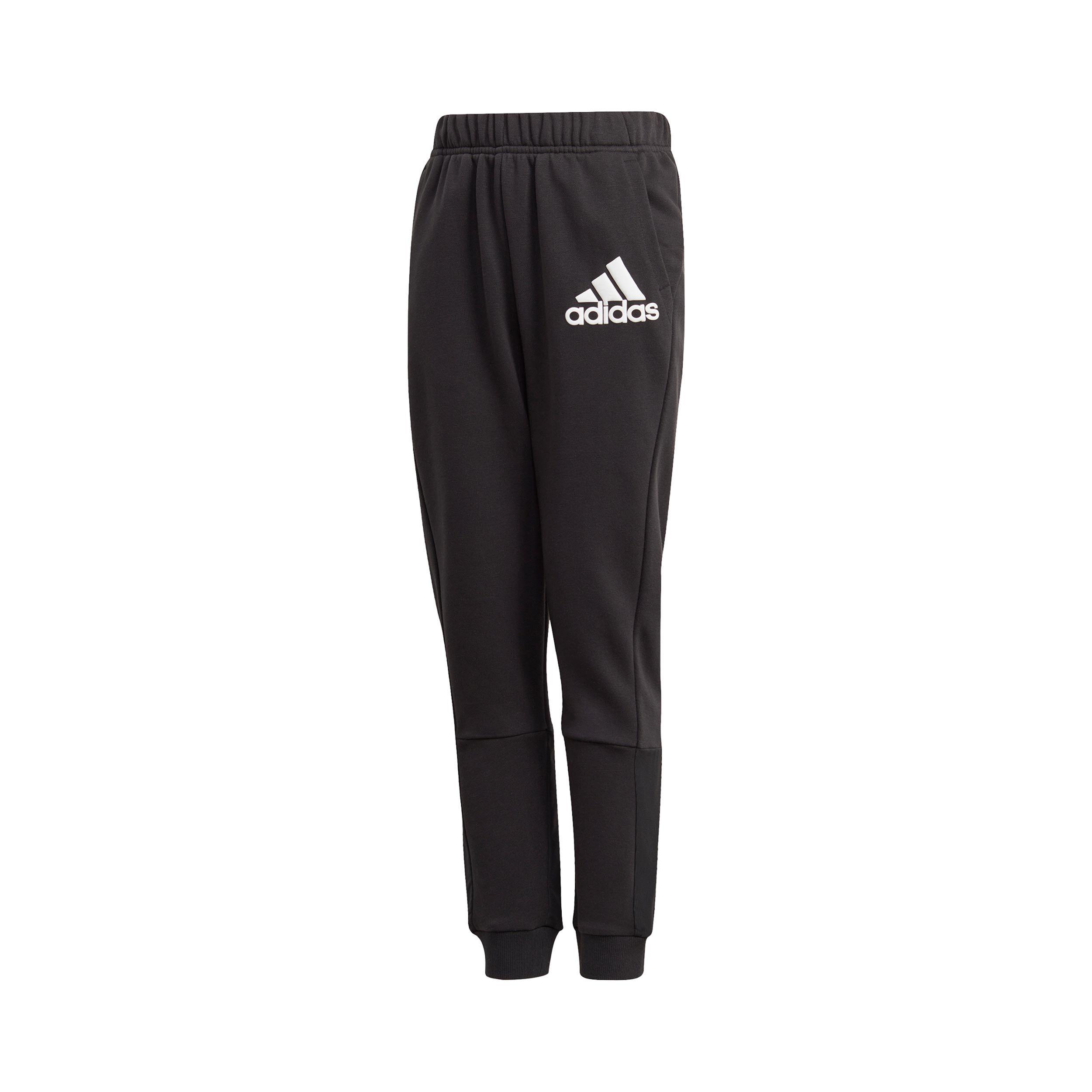 Badge Of Sport Training Pants Kids Black White