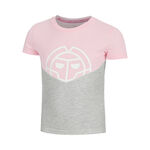 BIDI BADU Clothing BIDI BADU Mandisa Lifestyle T-Shirt Girls - rose, lightgrey