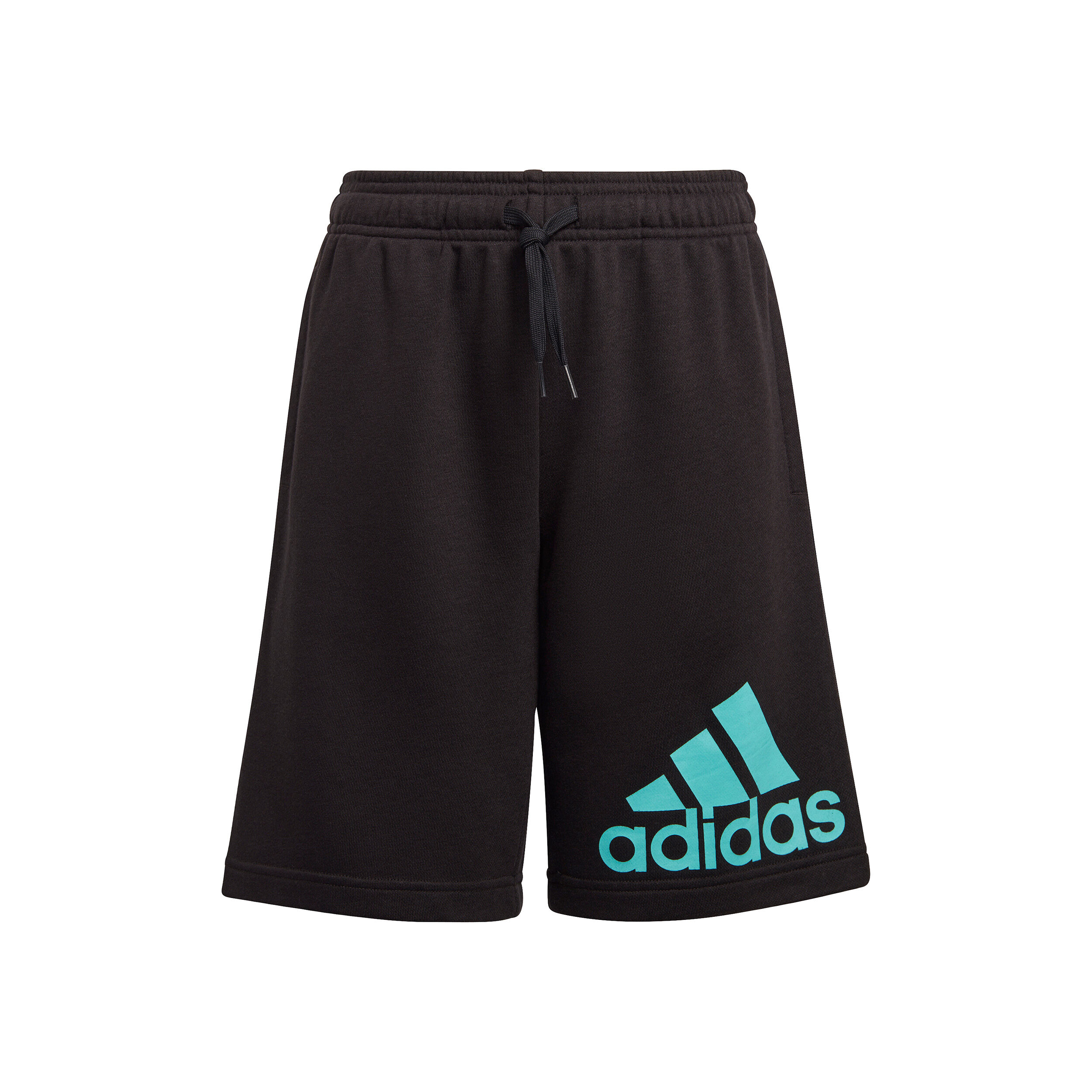 Big Logo Shorts Boys Black Turquoise