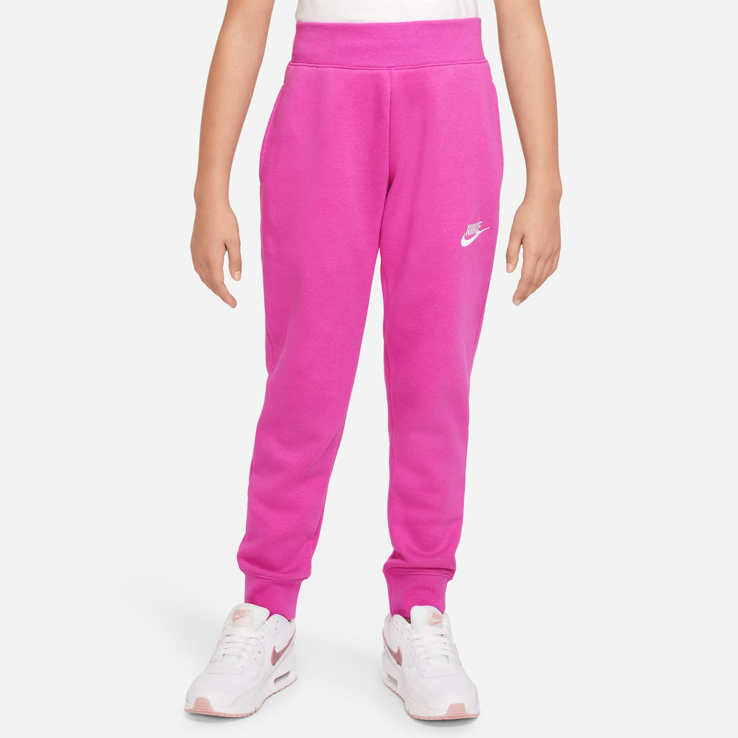 Nike sportswear club fleece sweatpants pink 2025