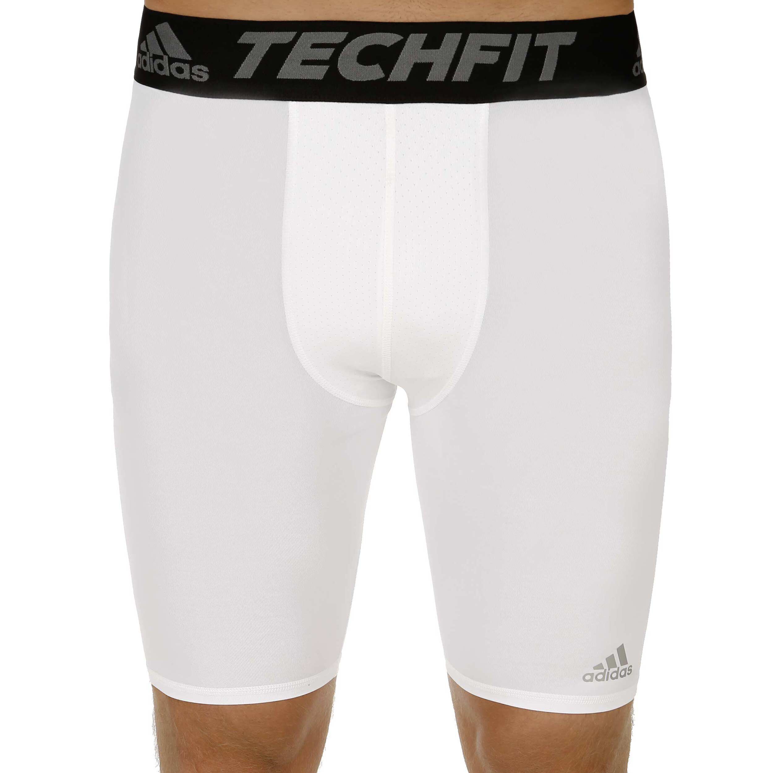 White adidas 2025 compression shorts