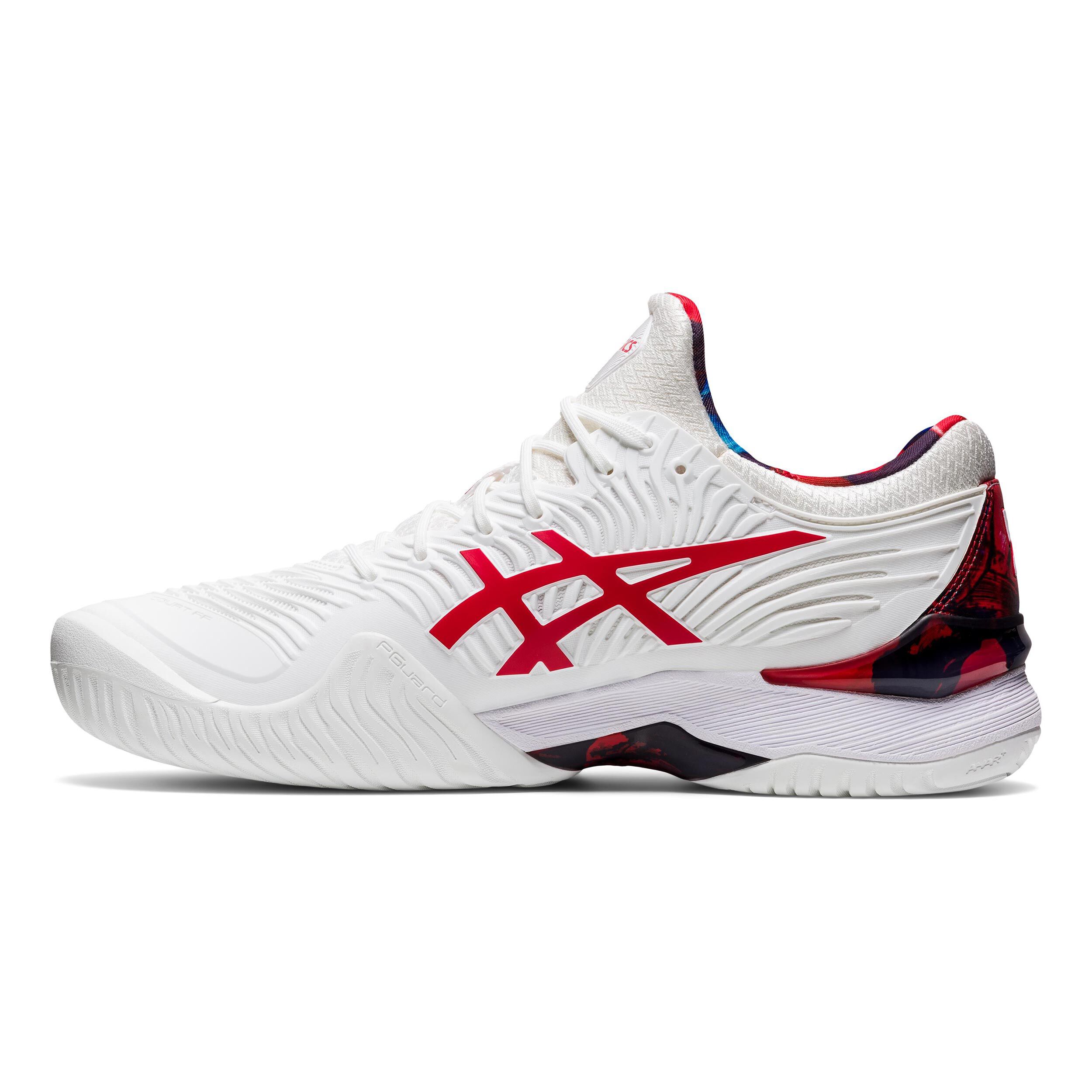 Buy ASICS Court FF Novak All Court Shoe Men White, Red