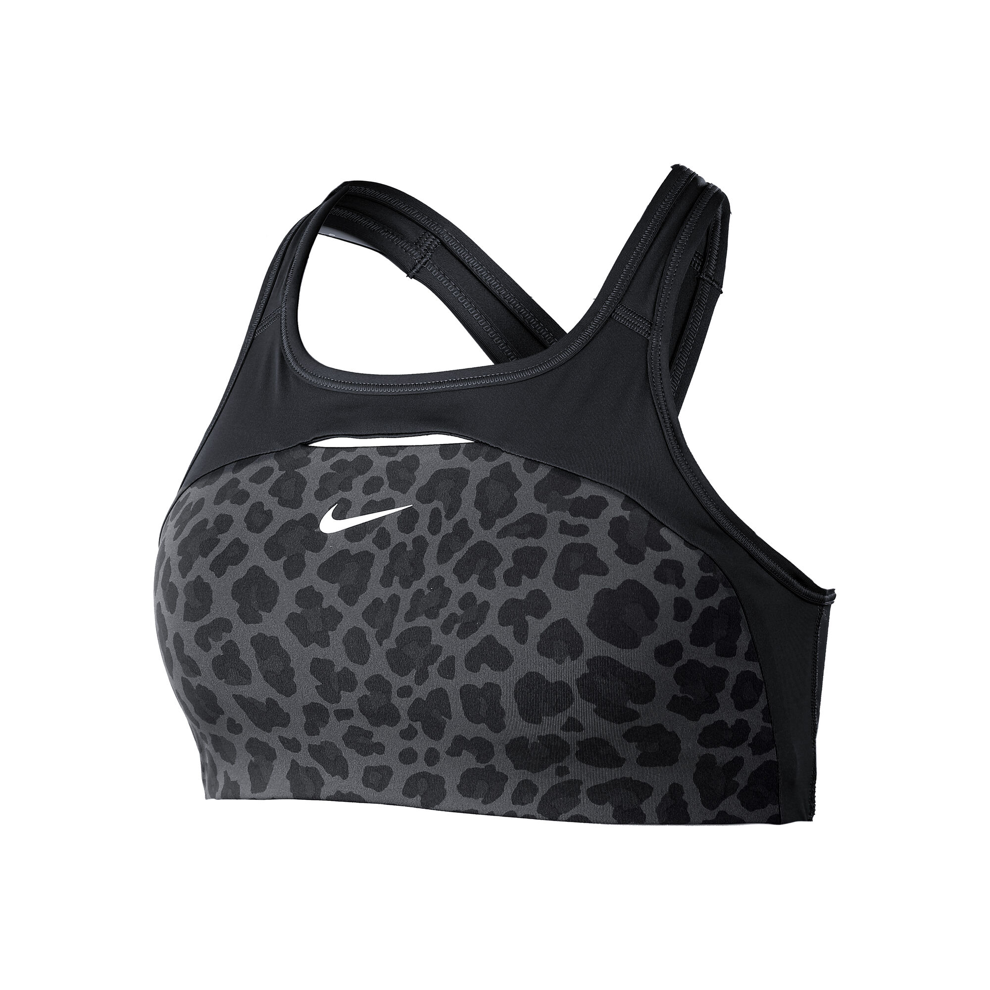 Buy Nike Dri-Fit Swoosh CRS Sports Bras Women Grey, Black online