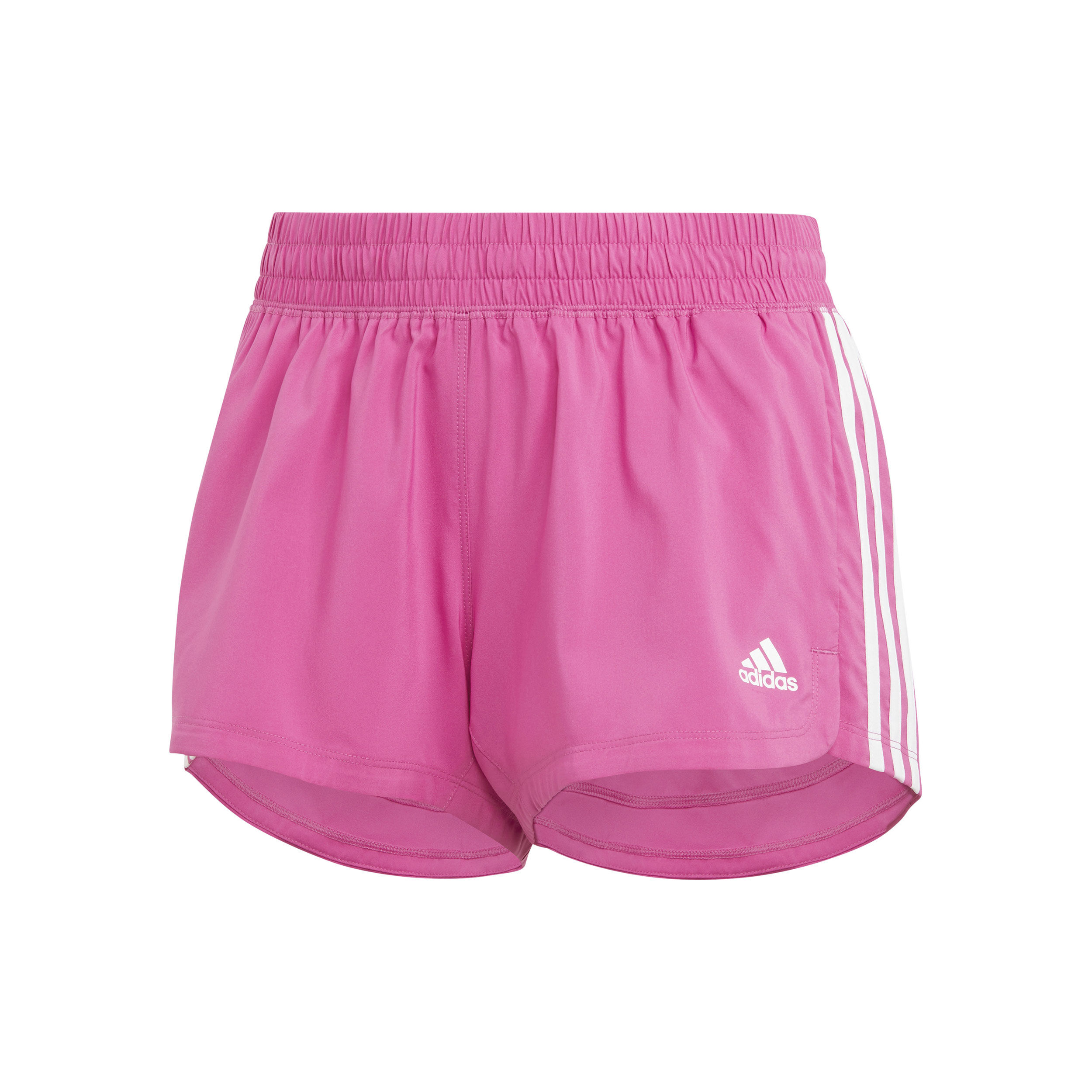 Adidas three stripe shorts pink cheap